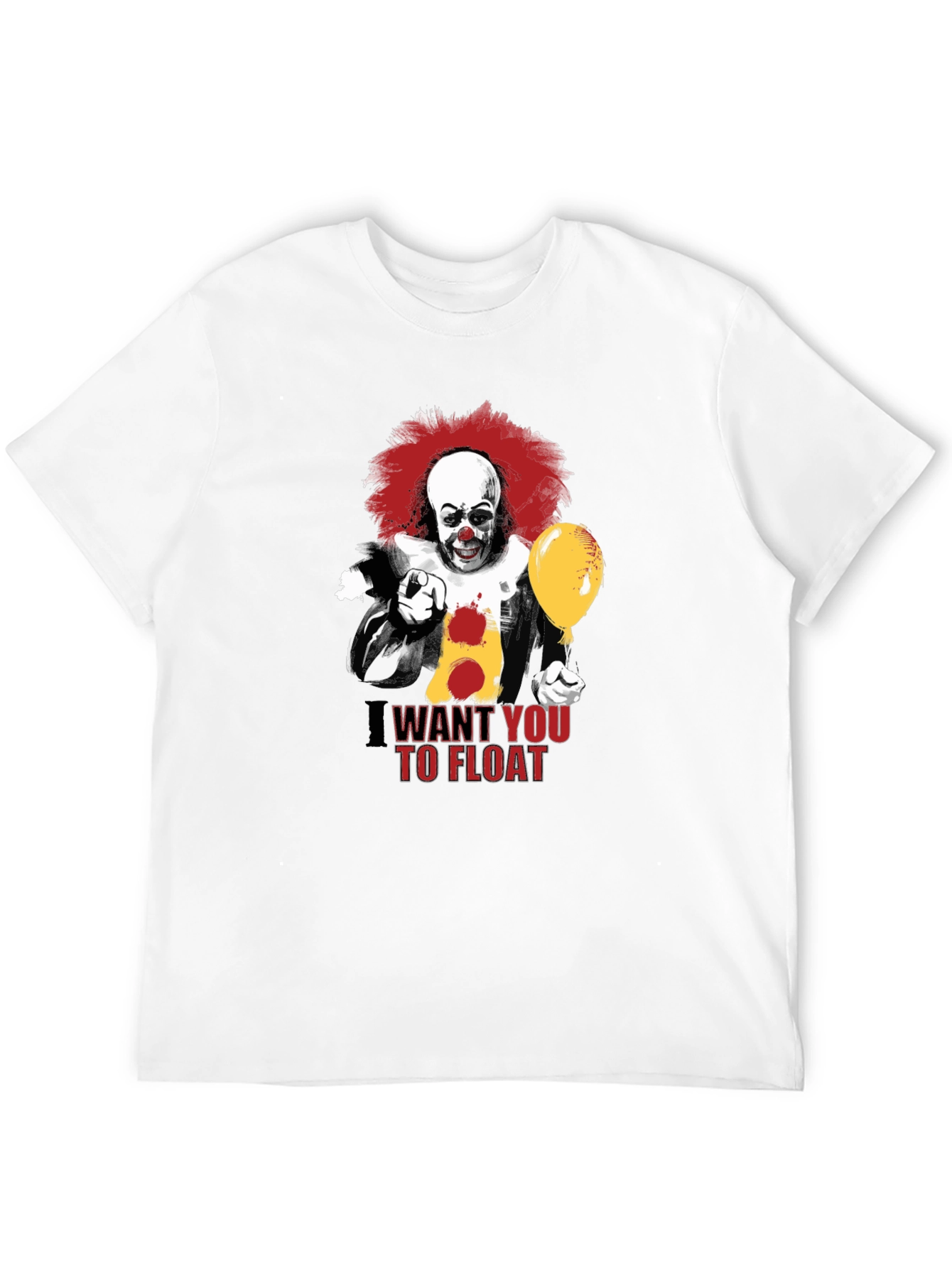 IT Clown I Want You To Float Graphic Tee