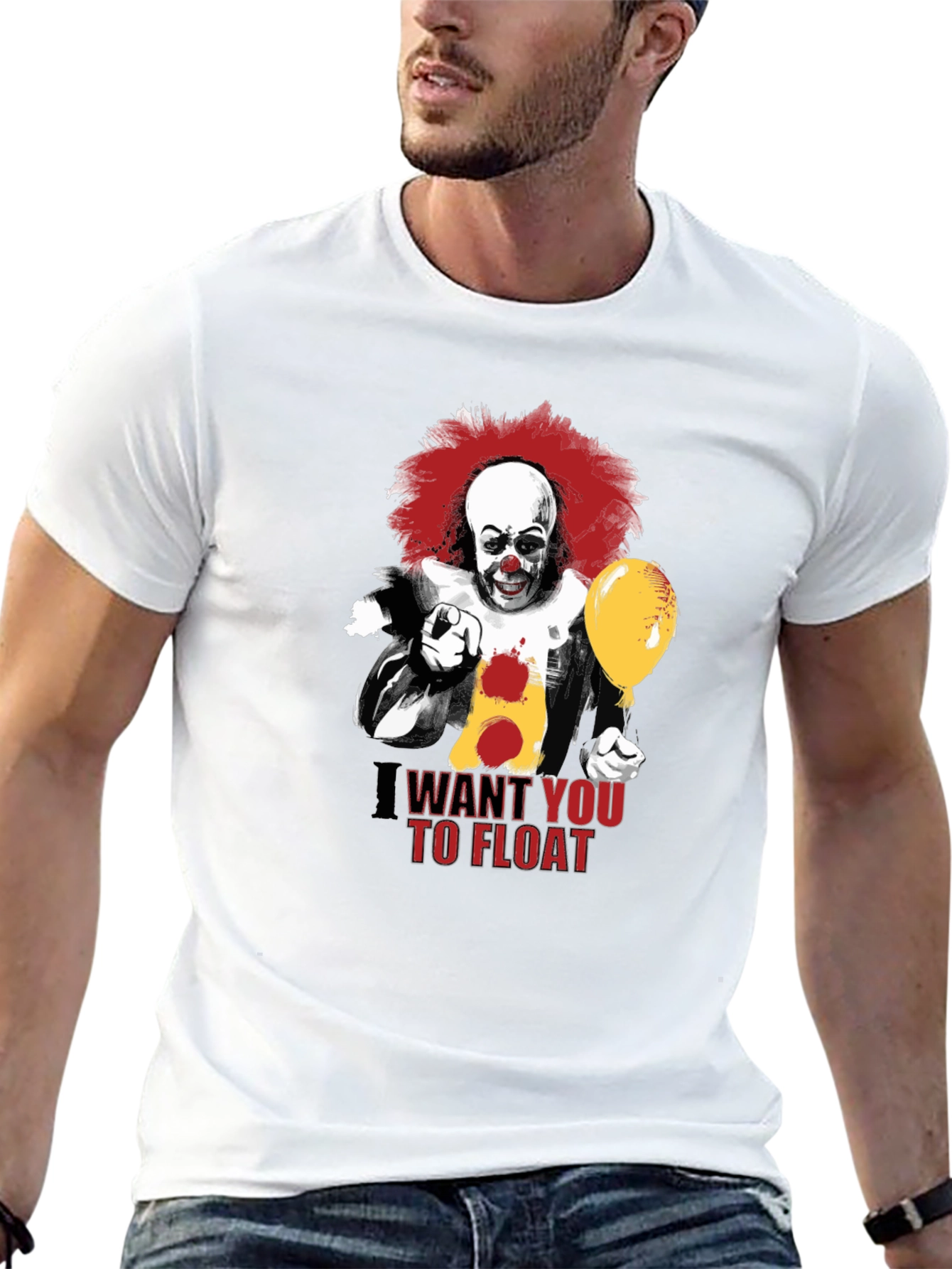 IT Clown I Want You To Float Graphic Tee