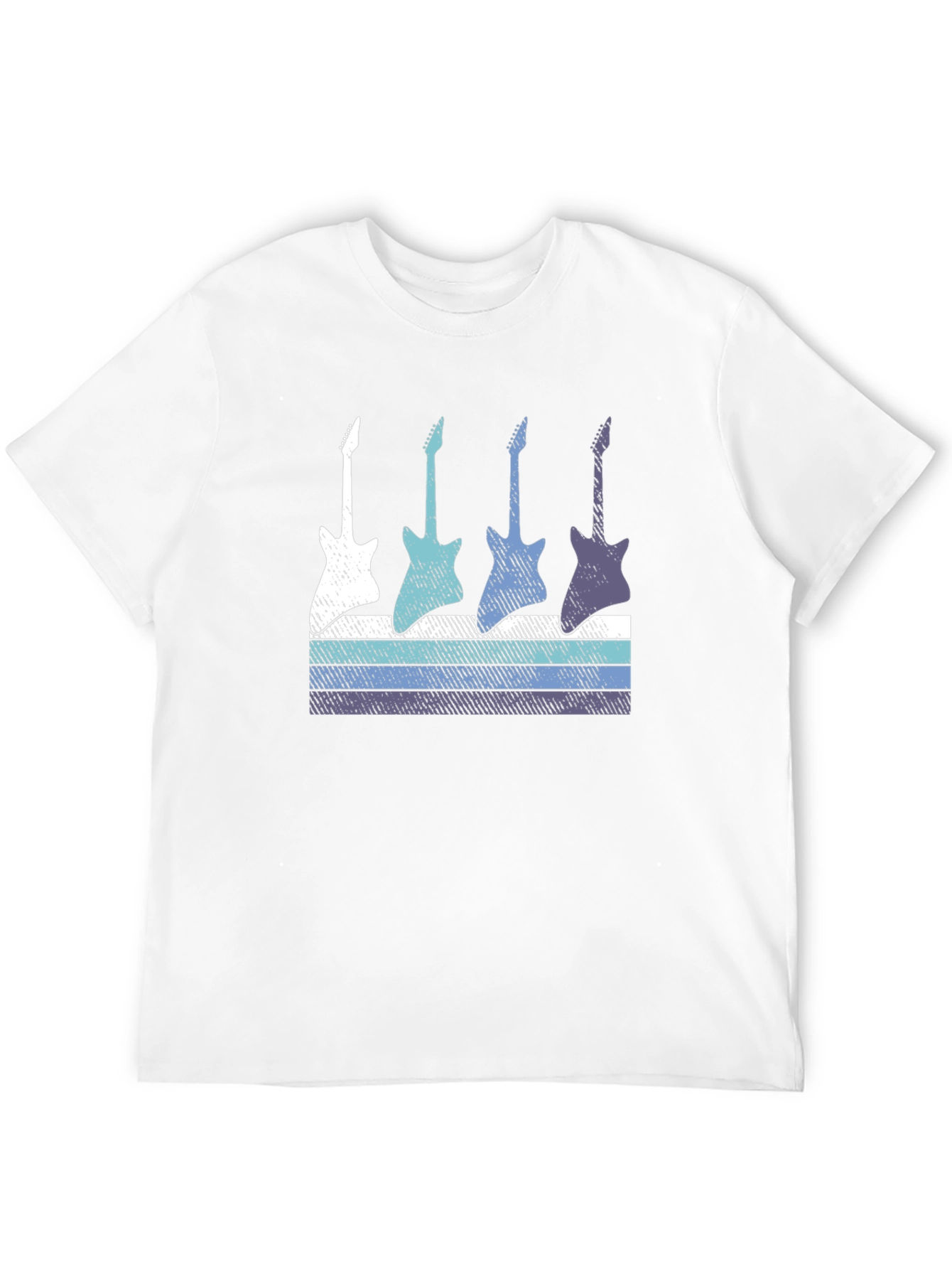 Retro Guitar T-Shirt - Cool Music Lover Tee