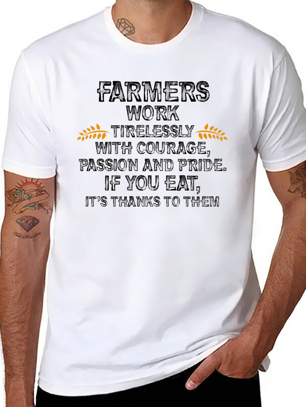 Farmers Work T-Shirt - Show Your Support!