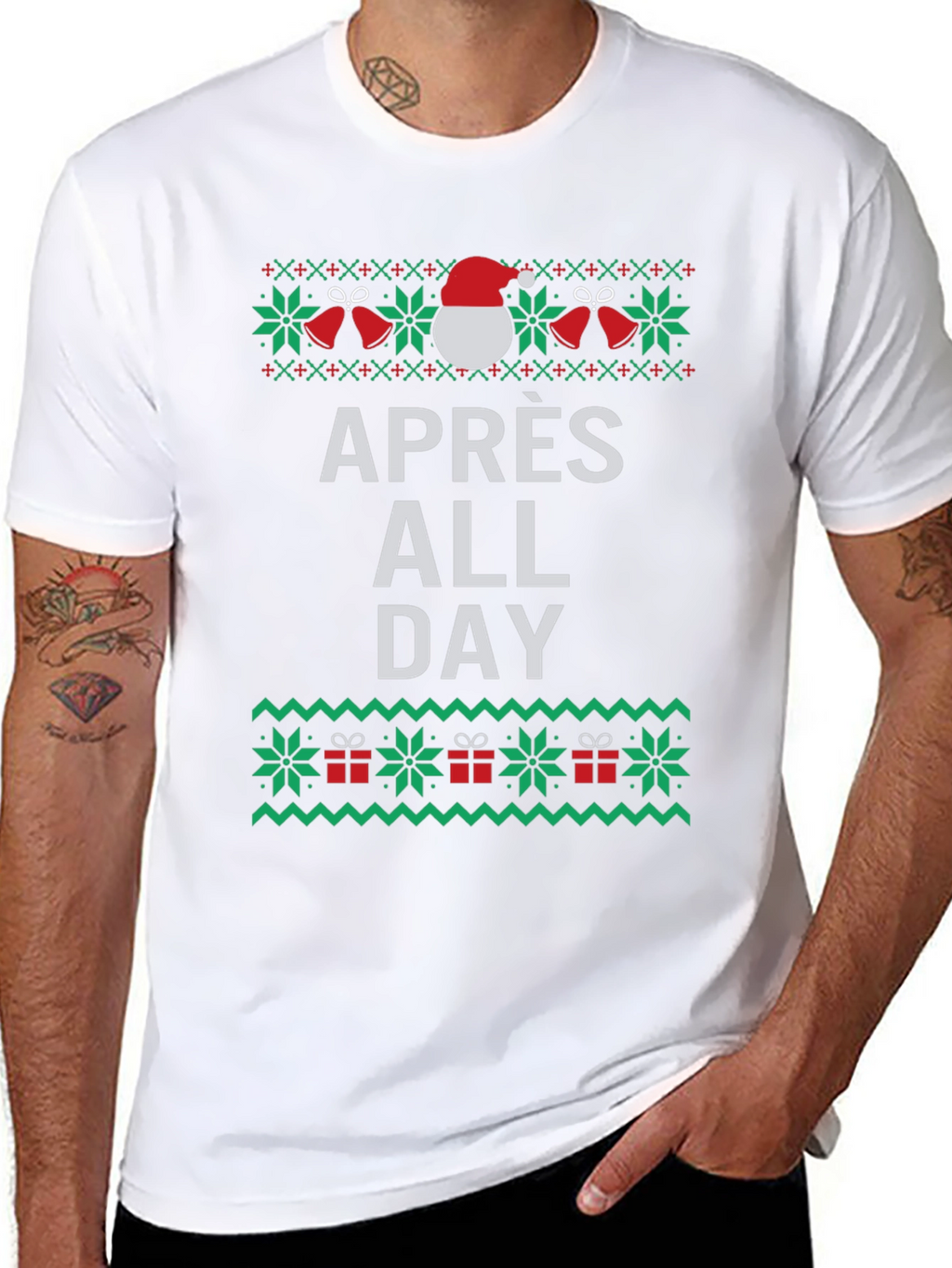 Apres All Day Ugly Christmas T-Shirt