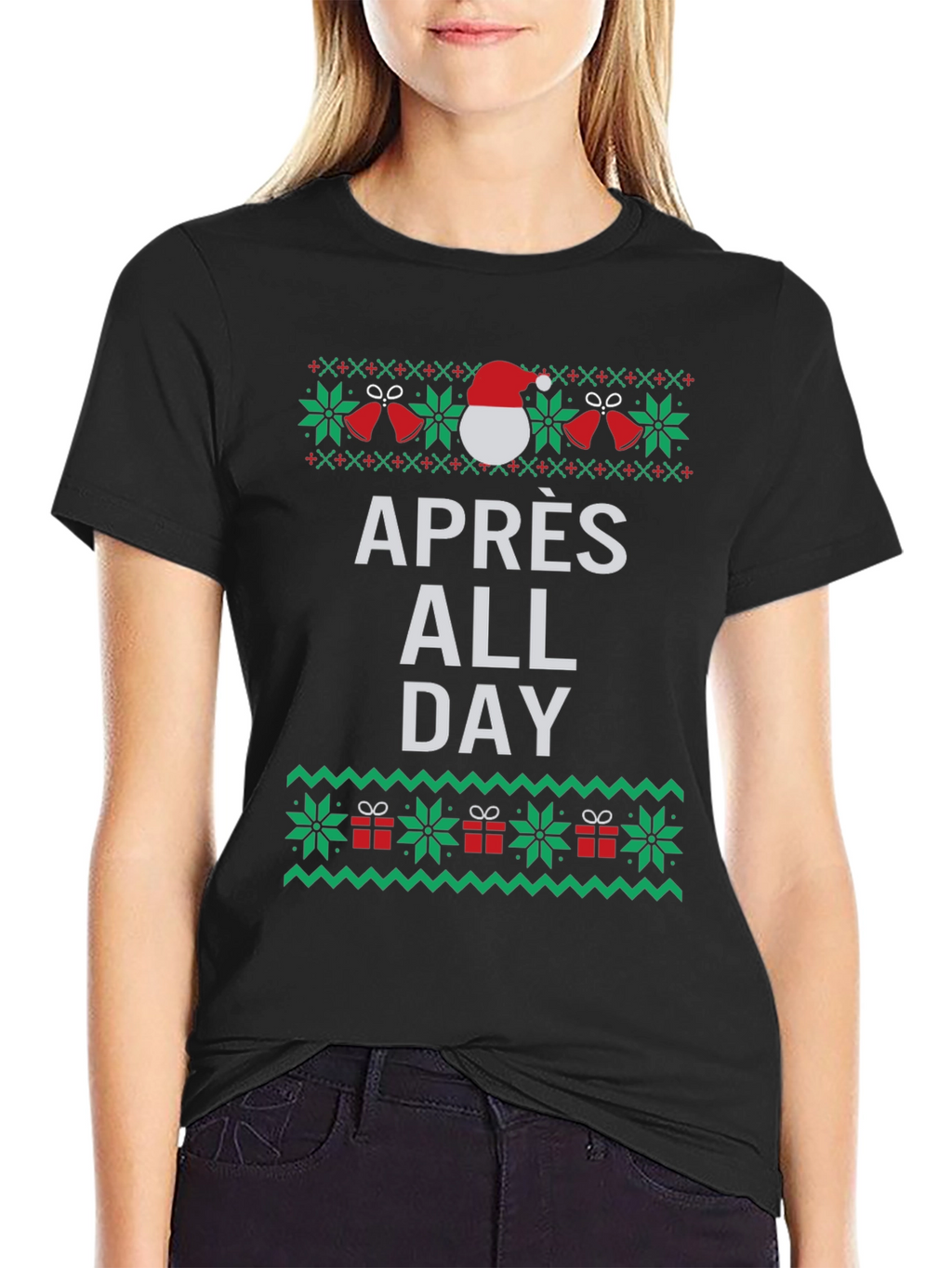 Apres All Day Ugly Christmas T-Shirt
