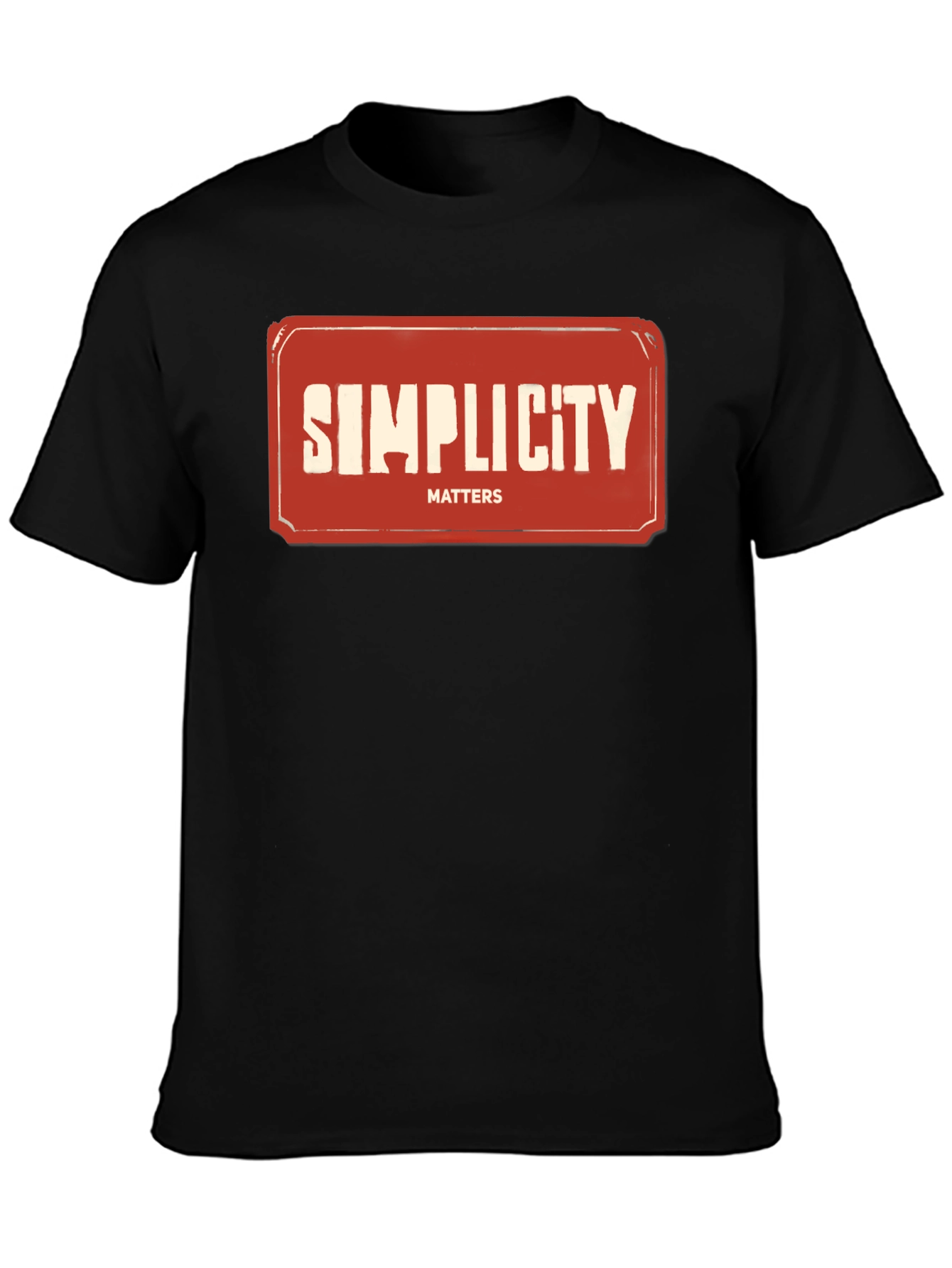Simplicity Matters Graphic Tee - Unisex Casual T-Shirt