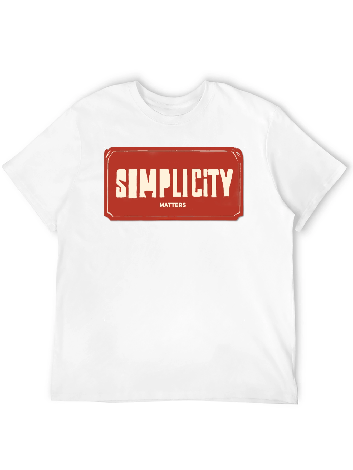 Simplicity Matters Graphic Tee - Unisex Casual T-Shirt