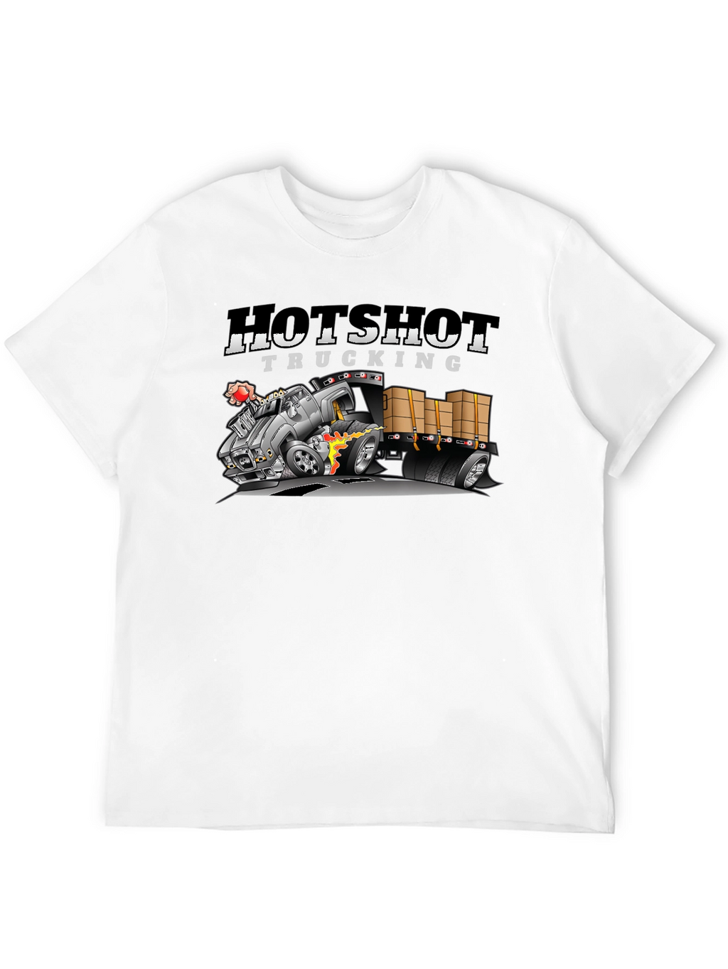 Hotshot Trucking Black Graphic Tee