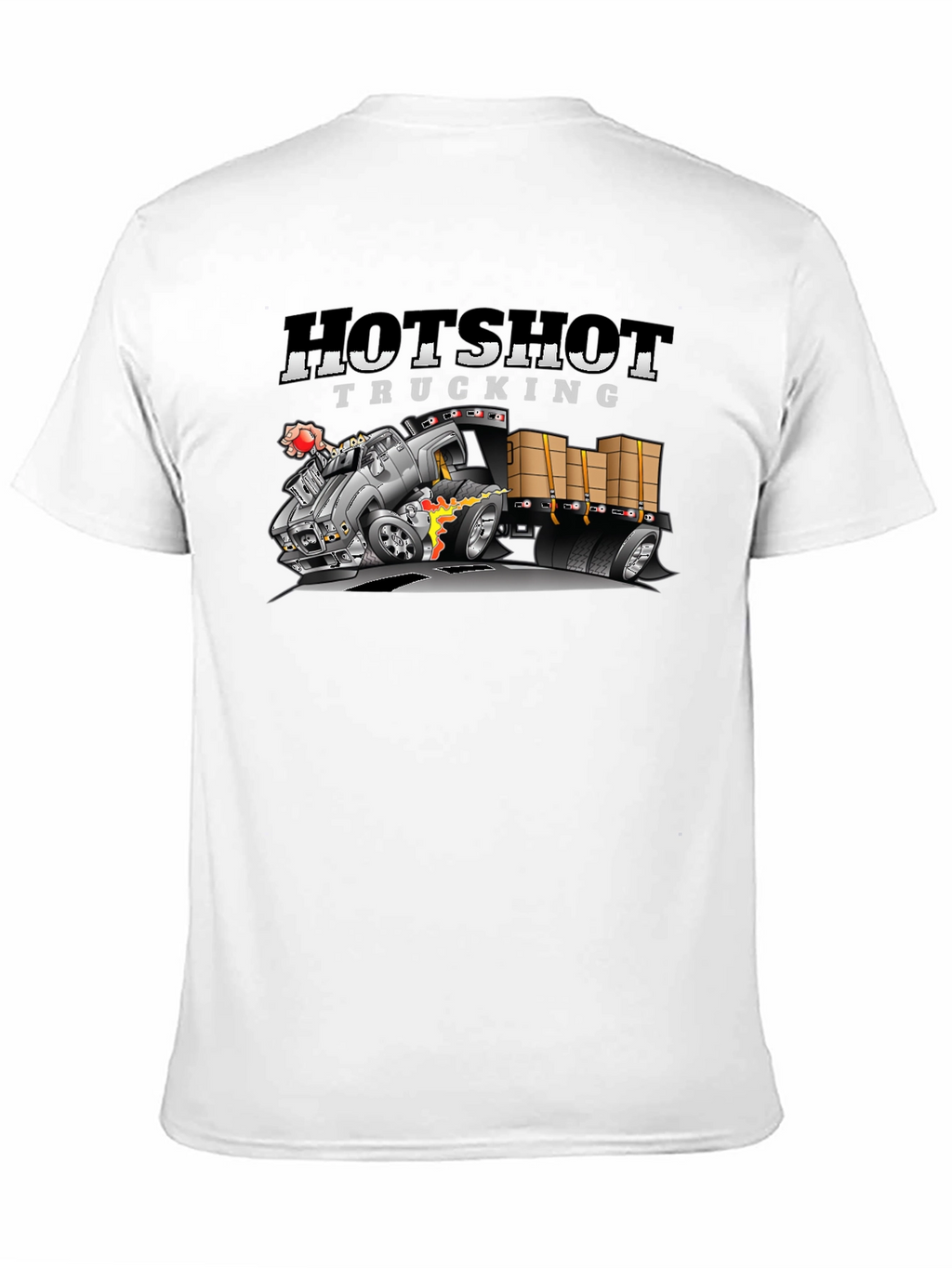 Hotshot Trucking Black Graphic Tee