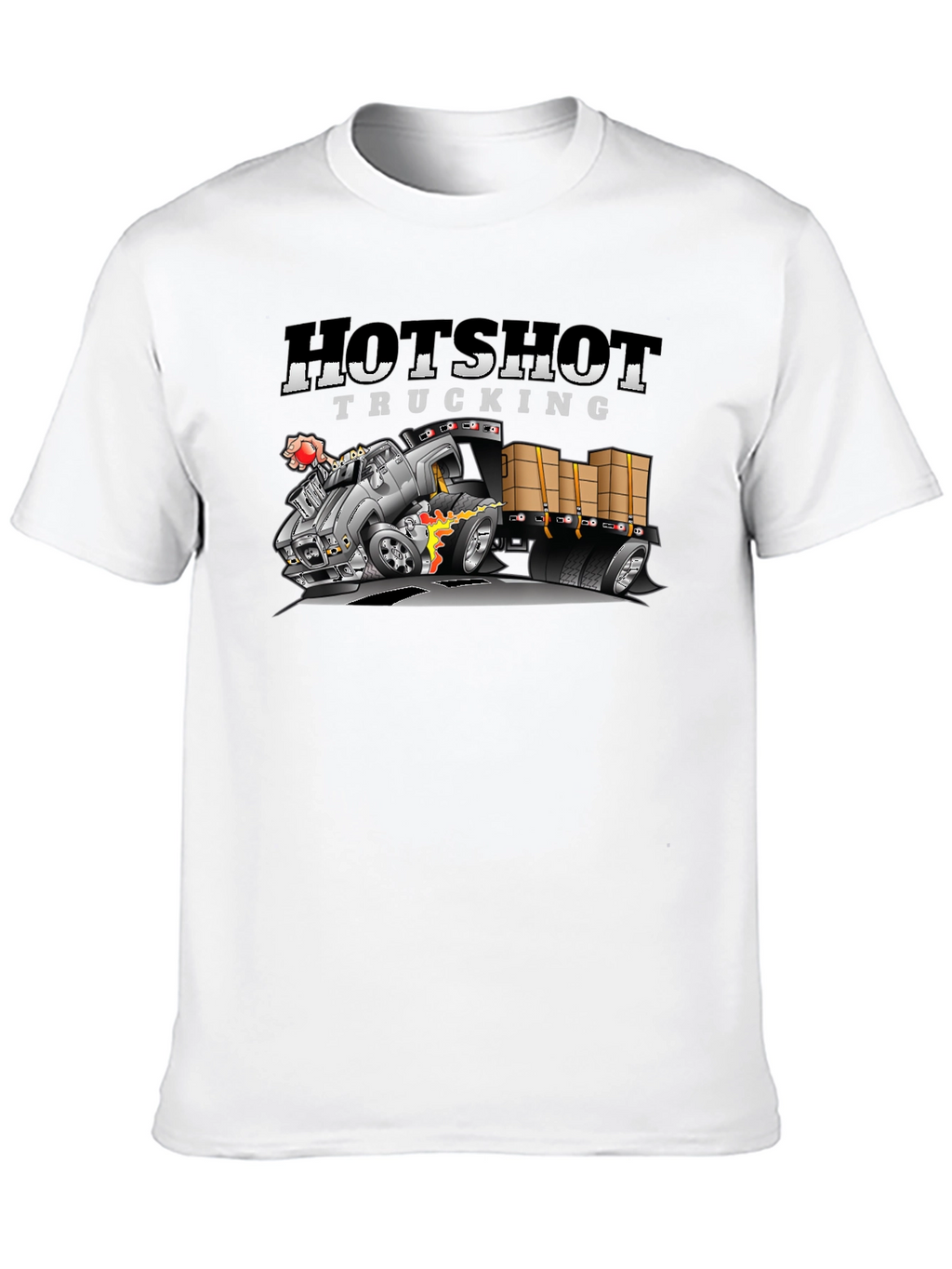 Hotshot Trucking Black Graphic Tee