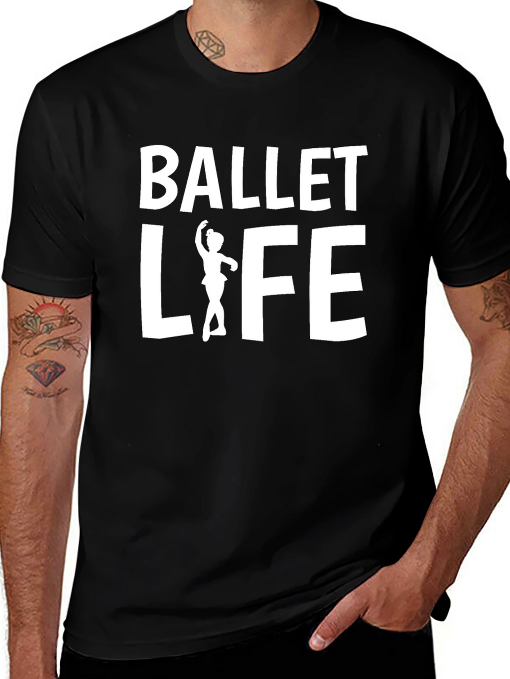 Ballet Life Graphic Tee - Black Unisex T-Shirt