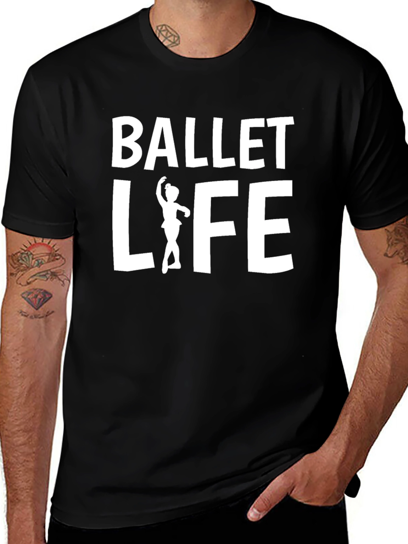 Ballet Life Graphic Tee - Black Unisex T-Shirt