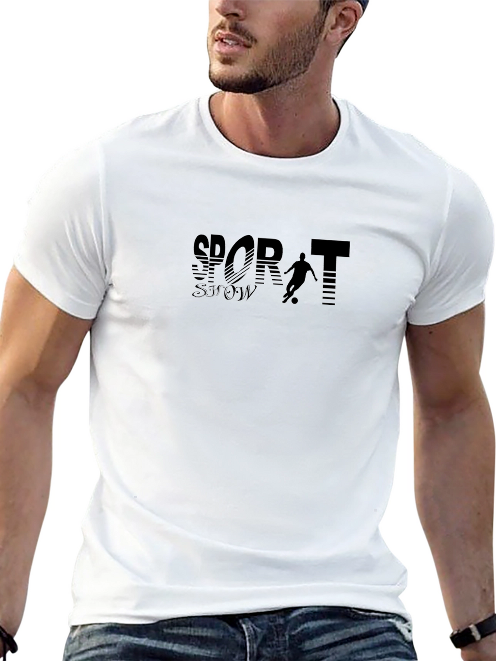 Black Sports T-Shirt: Show Your Style
