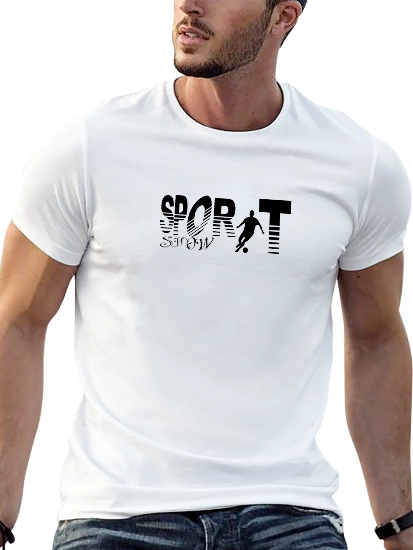 Black Sports T-Shirt: Show Your Style