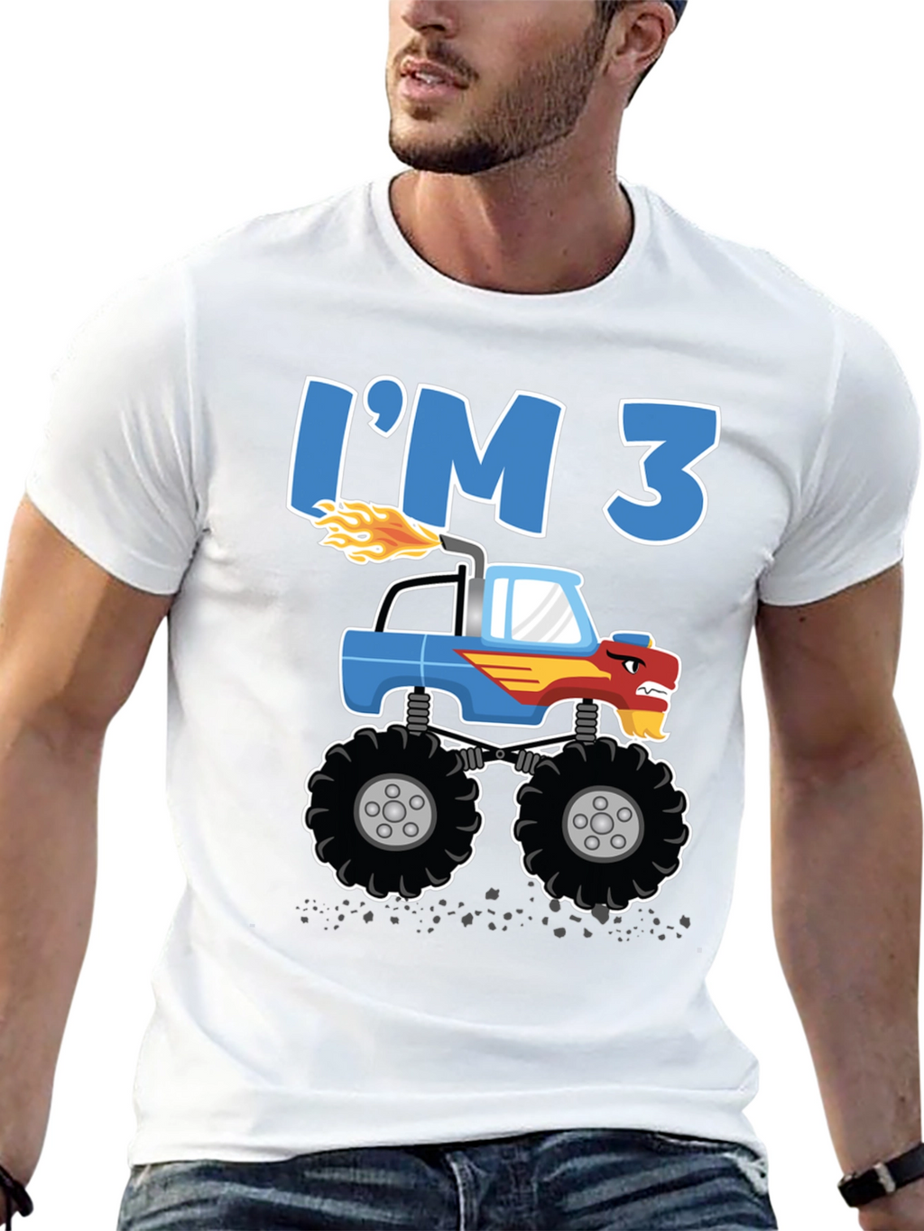 Im 3 Monster Truck Toddler T-Shirt