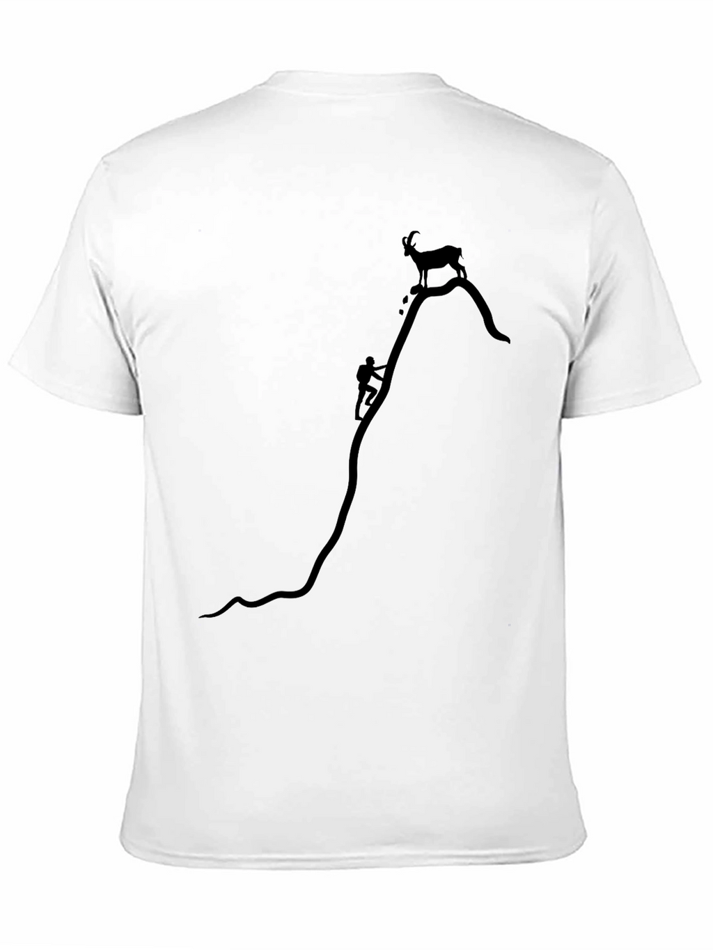 Black Mountain Climber Graphic Tee