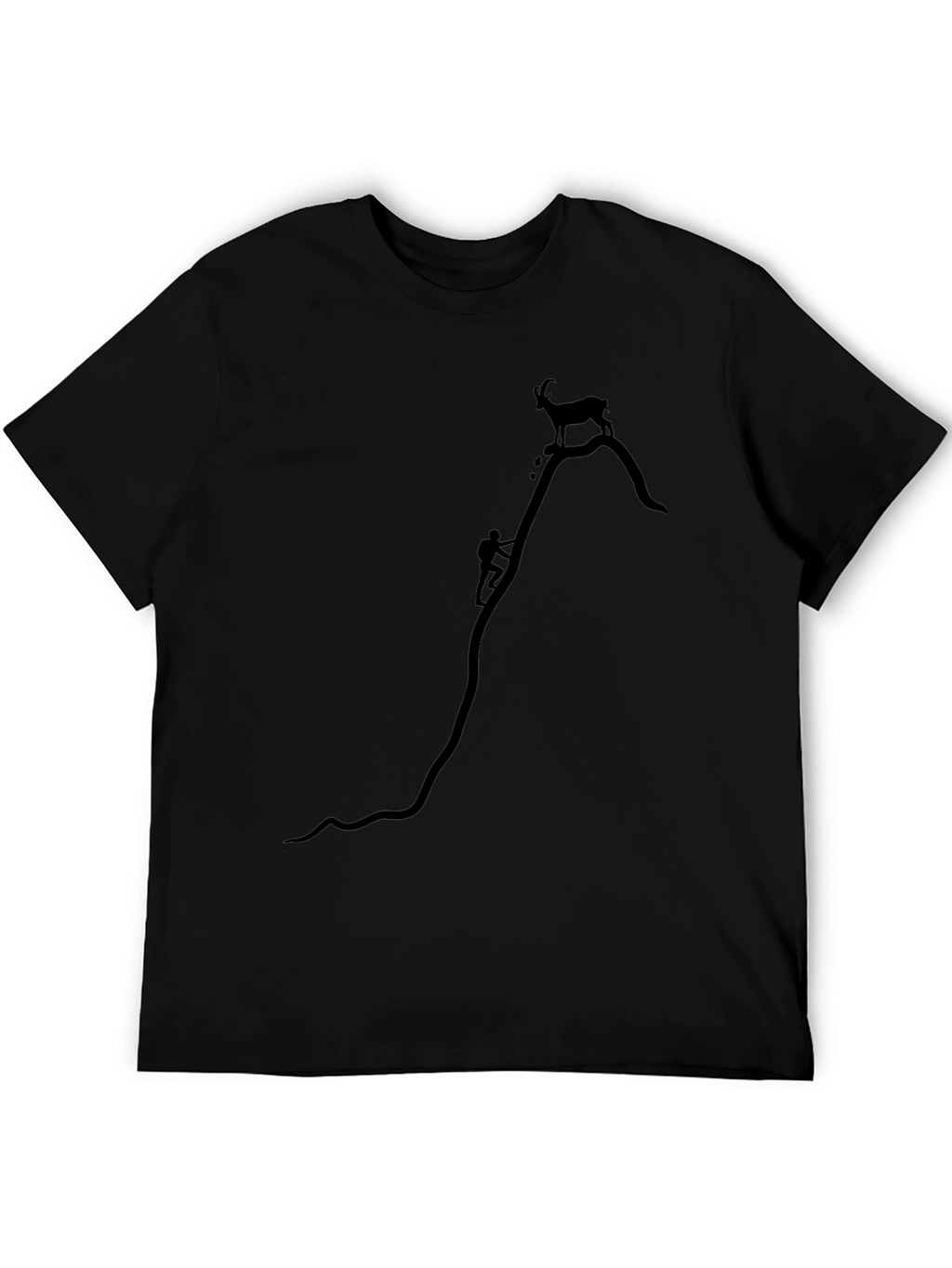 Black Mountain Climber Graphic Tee