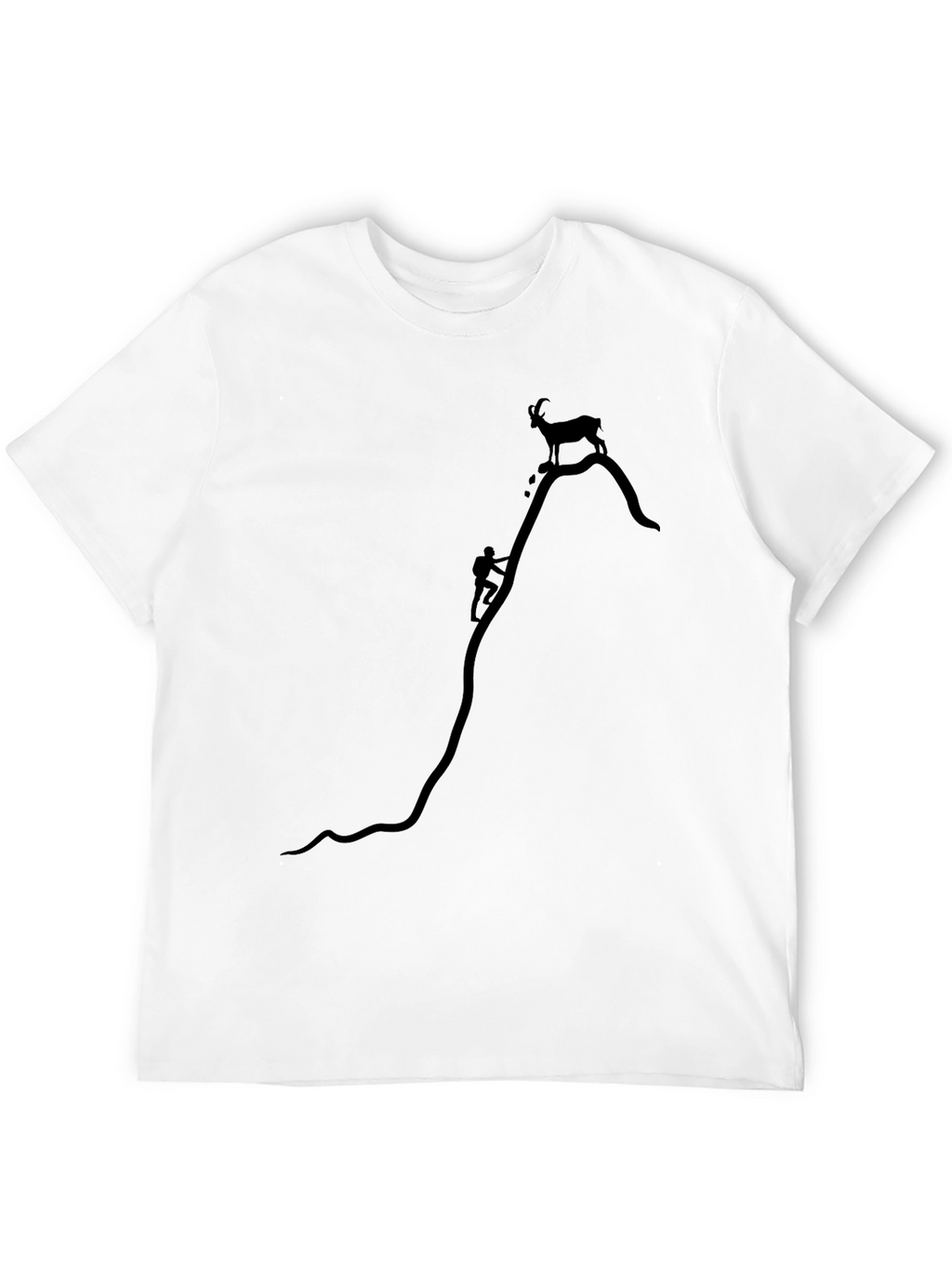Black Mountain Climber Graphic Tee