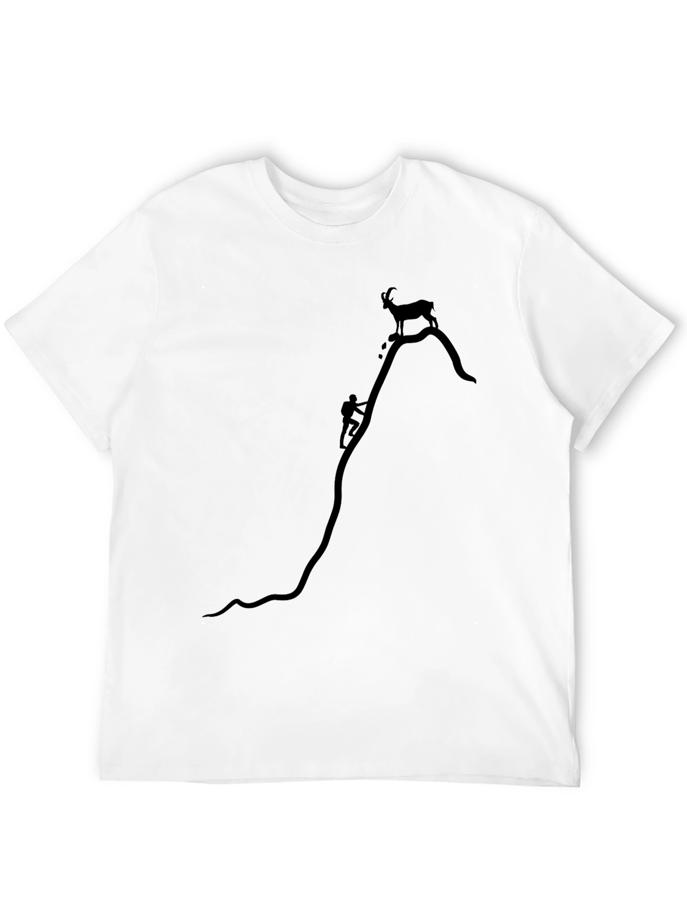 Black Mountain Climber Graphic Tee
