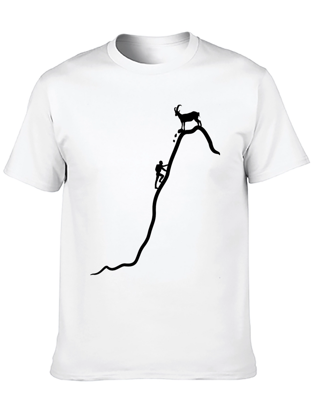 Black Mountain Climber Graphic Tee