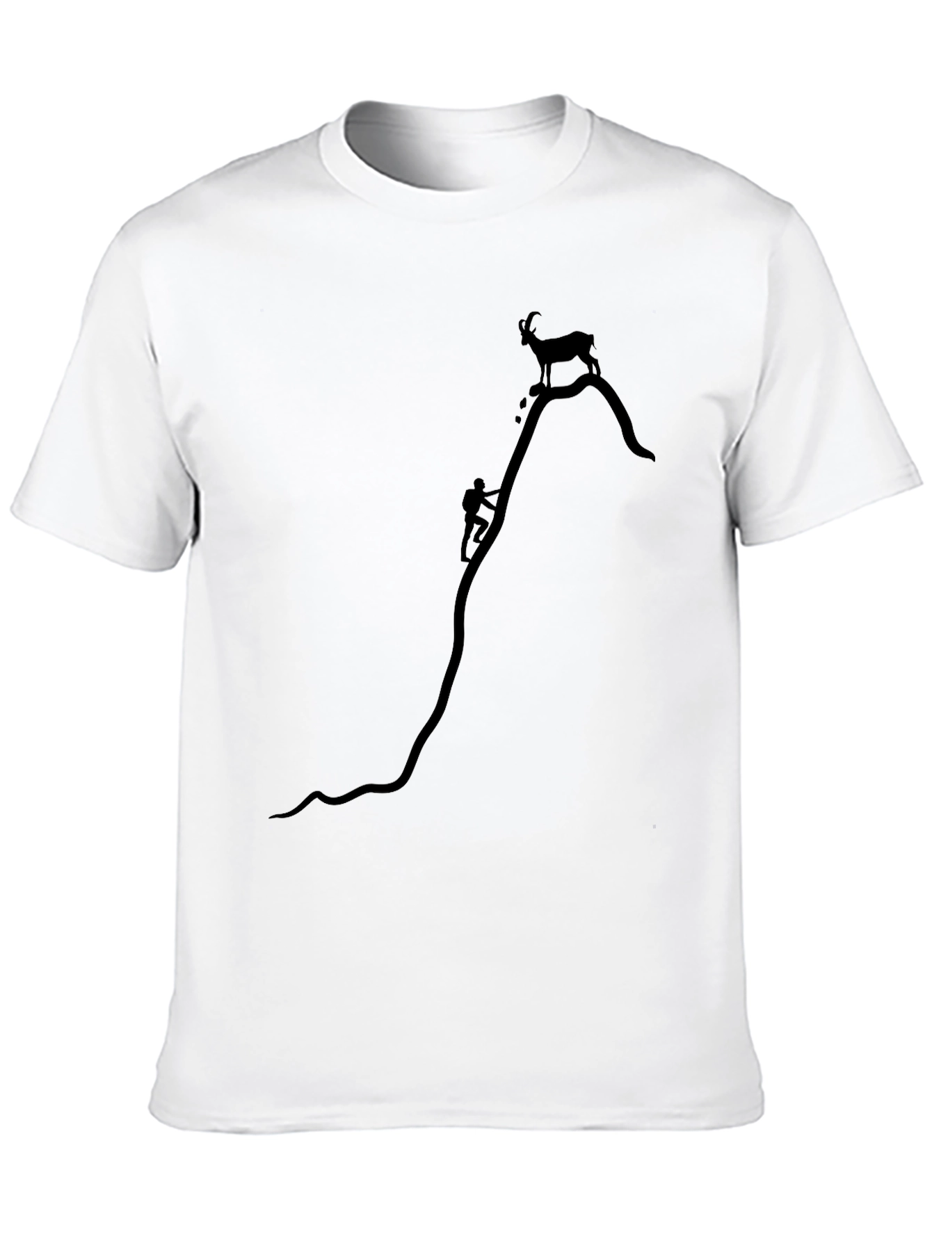 Black Mountain Climber Graphic Tee