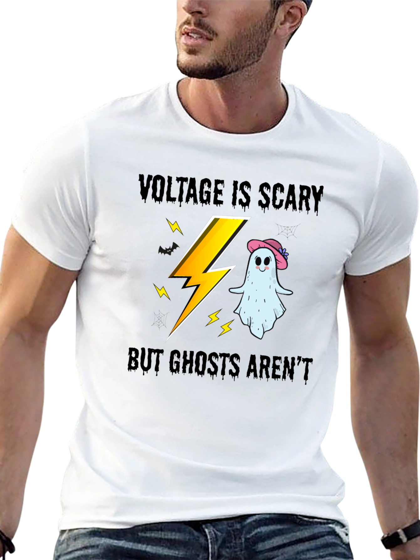 Voltage is Scary But Ghosts Arent T-Shirt
