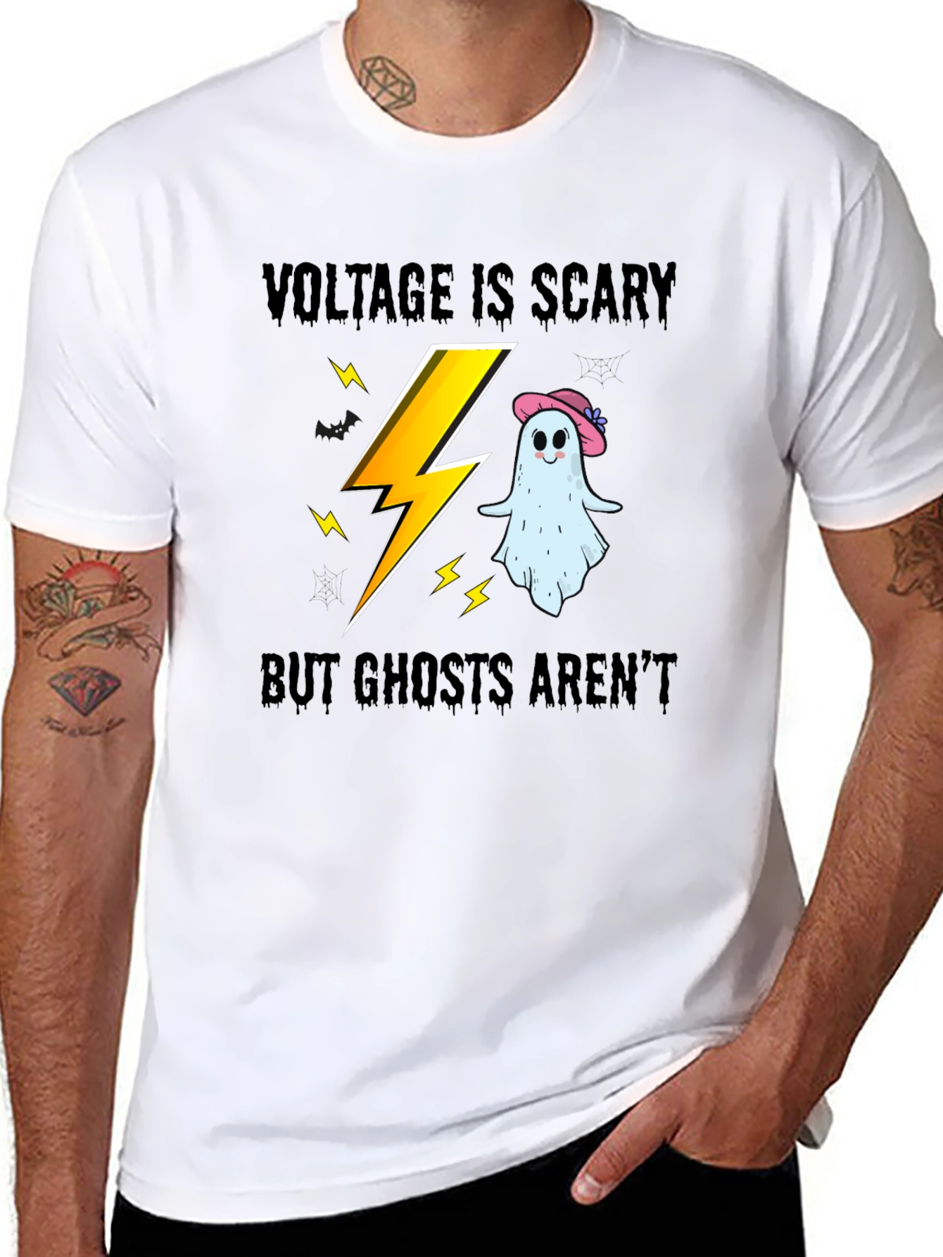 Voltage is Scary But Ghosts Arent T-Shirt