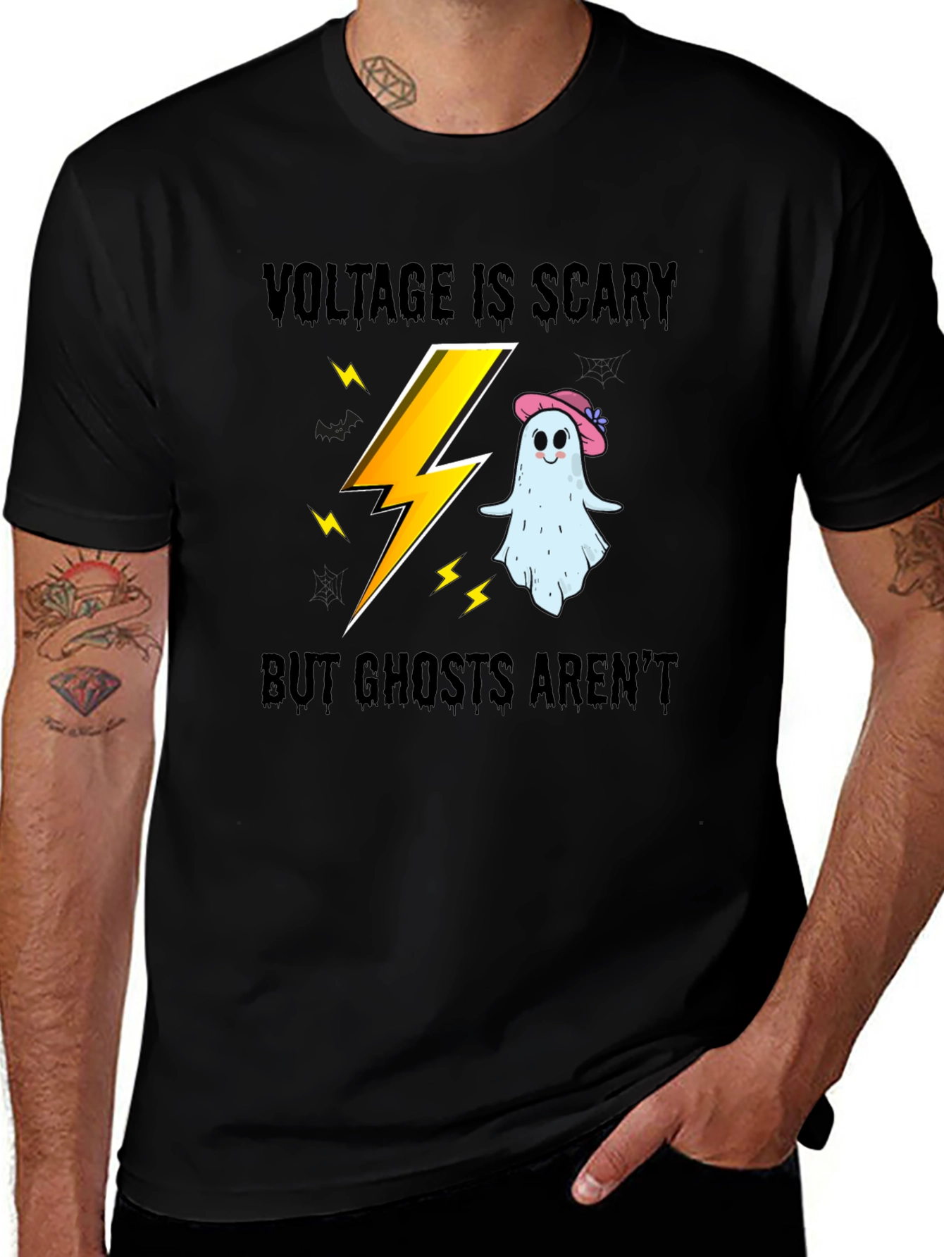 Voltage is Scary But Ghosts Arent T-Shirt