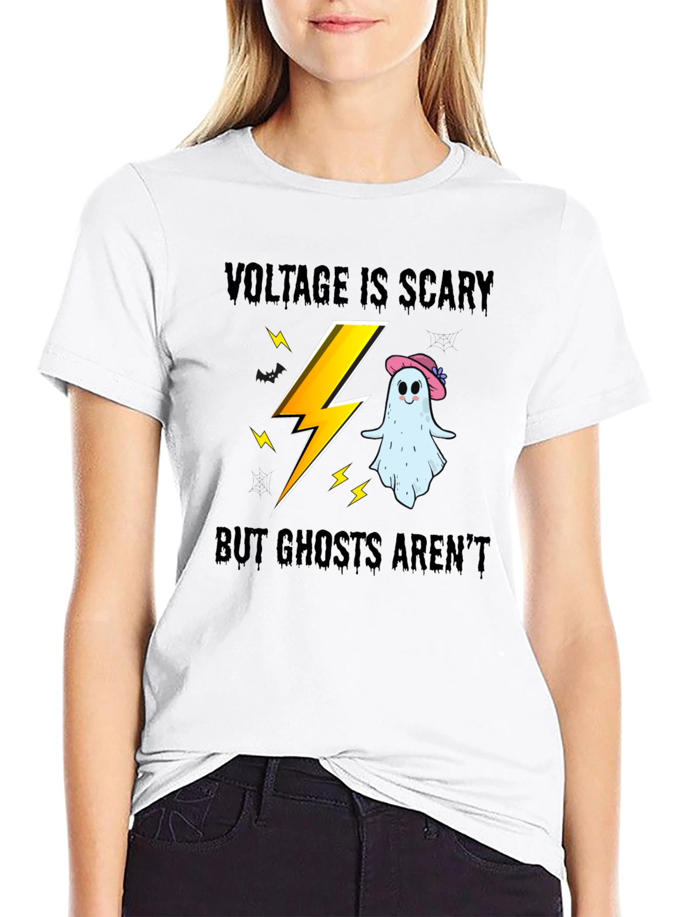 Voltage is Scary But Ghosts Arent T-Shirt