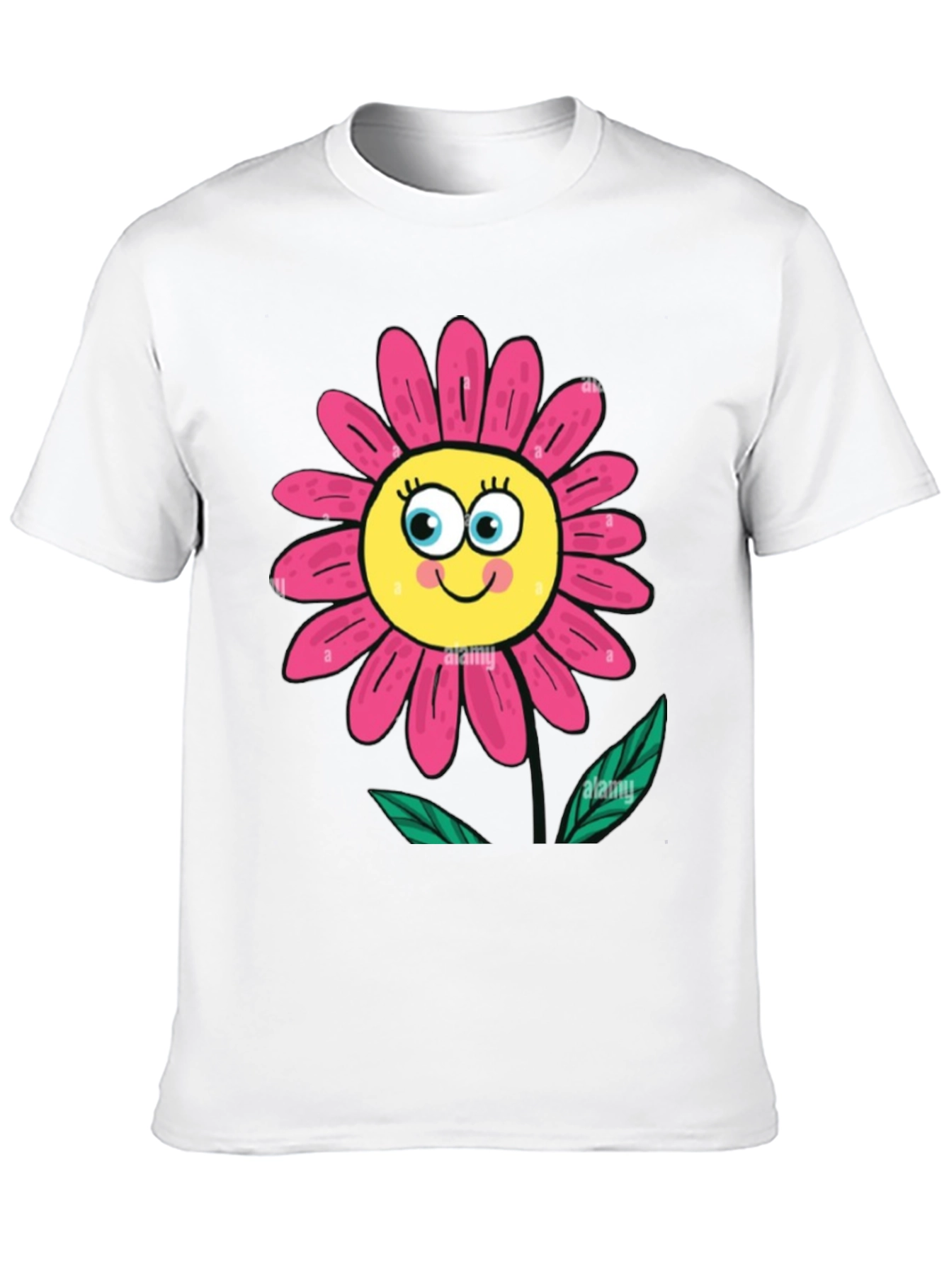 Funny Flower Graphic T-Shirt - Soft Cotton Tee