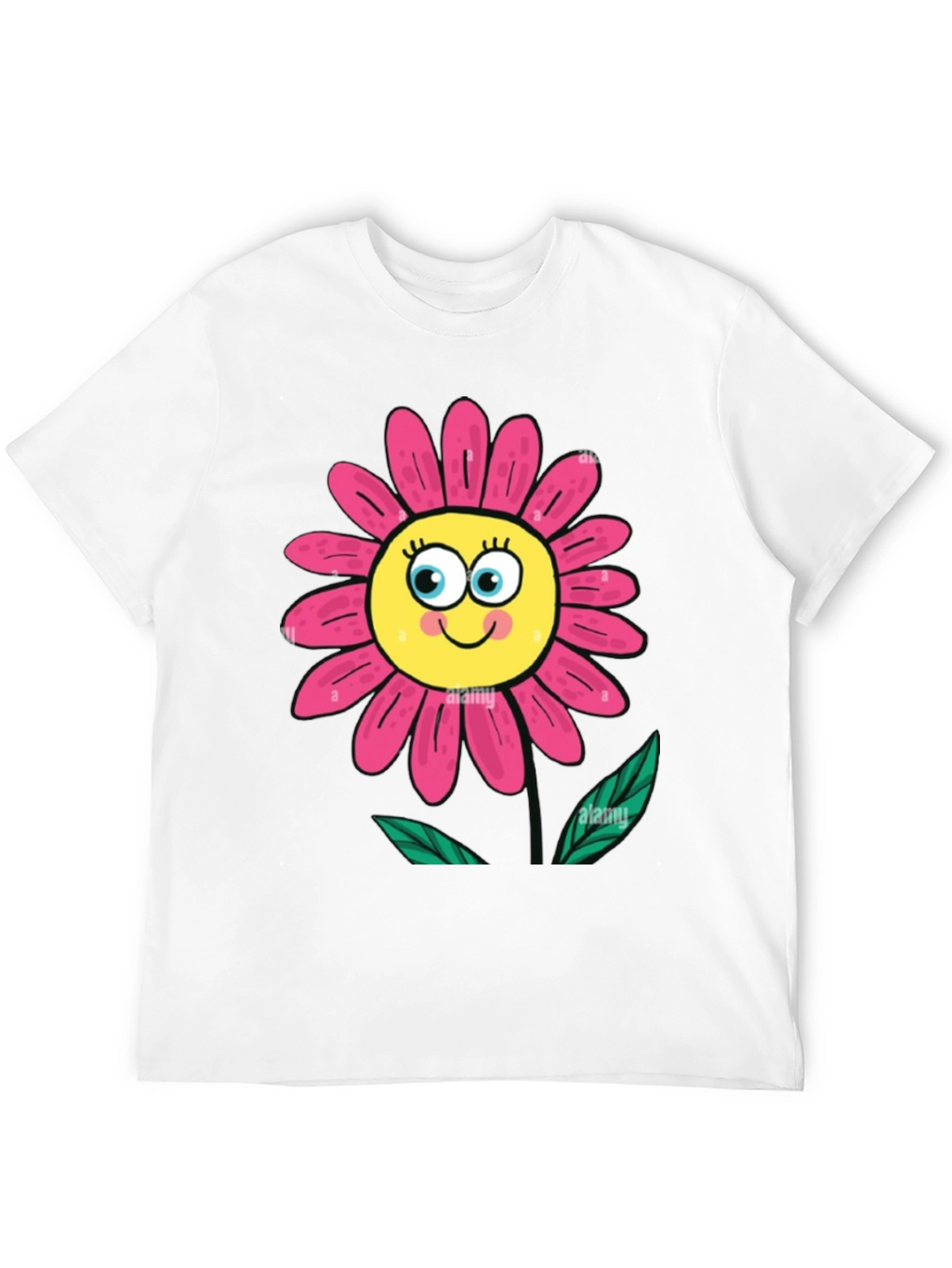 Funny Flower Graphic T-Shirt - Soft Cotton Tee