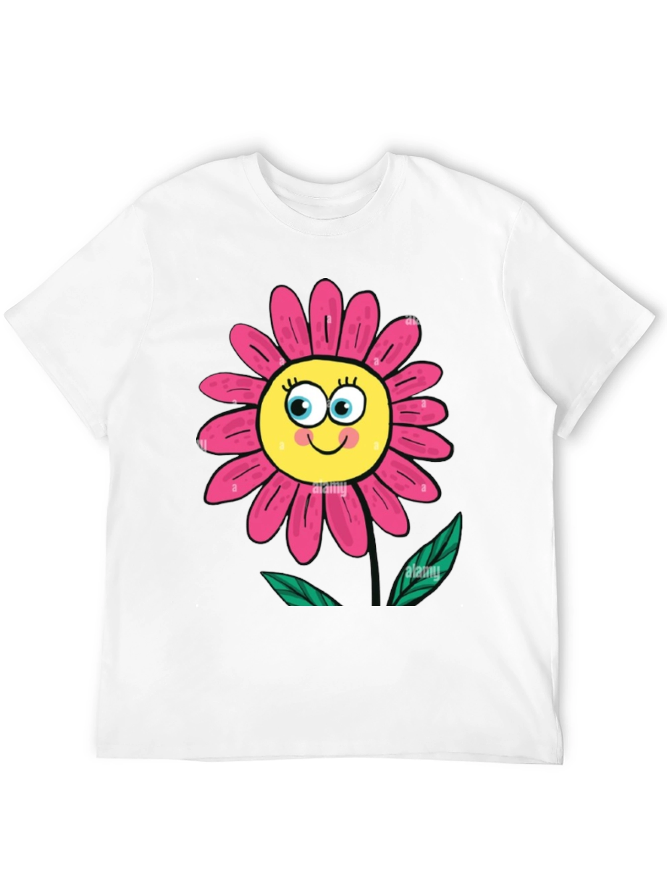 Funny Flower Graphic T-Shirt - Soft Cotton Tee