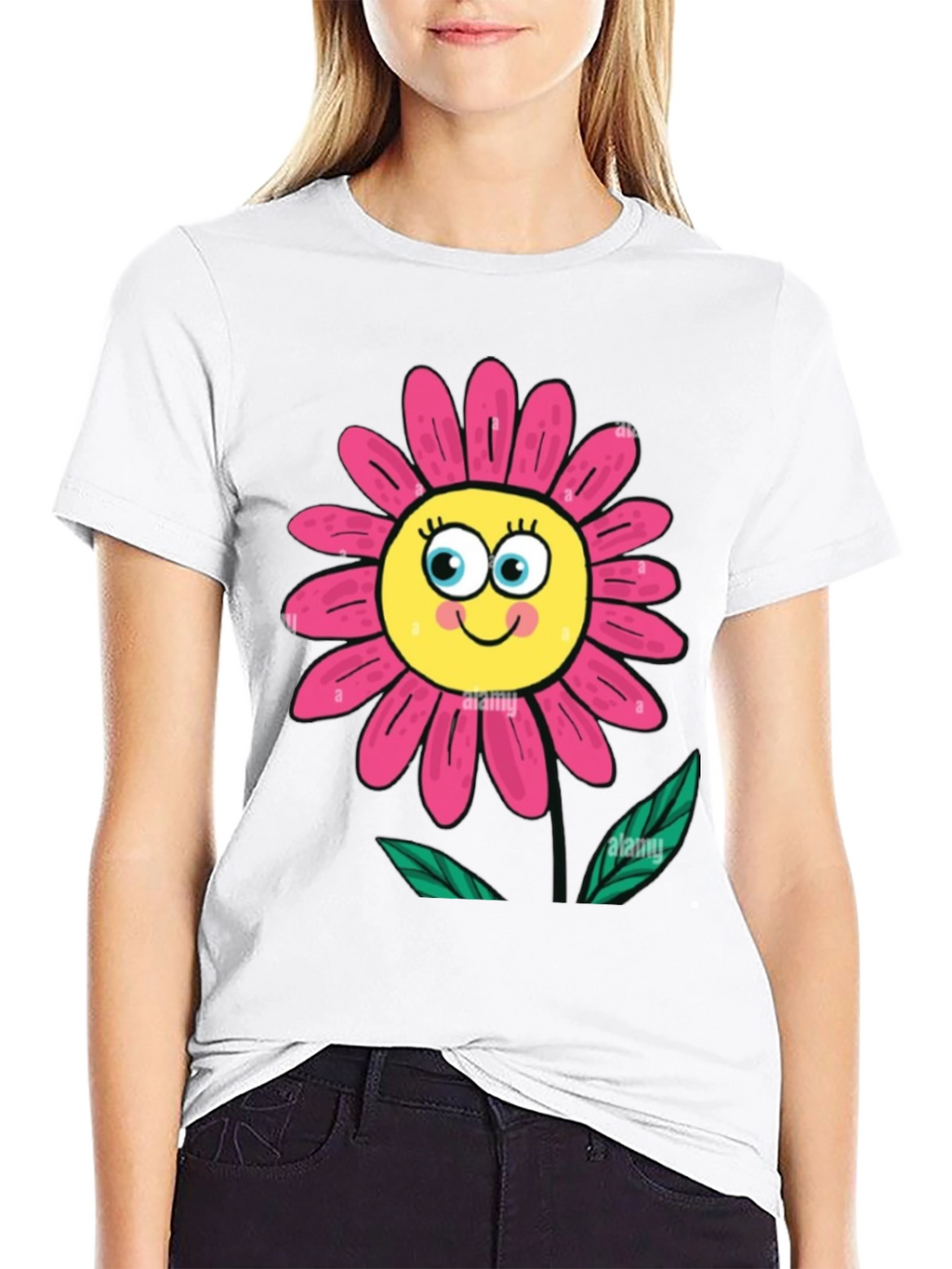 Funny Flower Graphic T-Shirt - Soft Cotton Tee