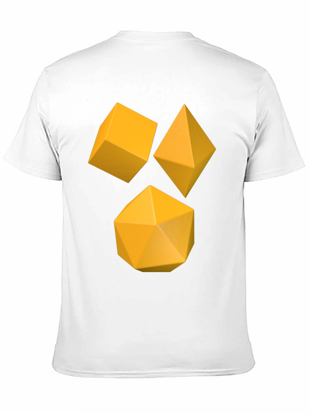 Geometric Solids Black T-Shirt