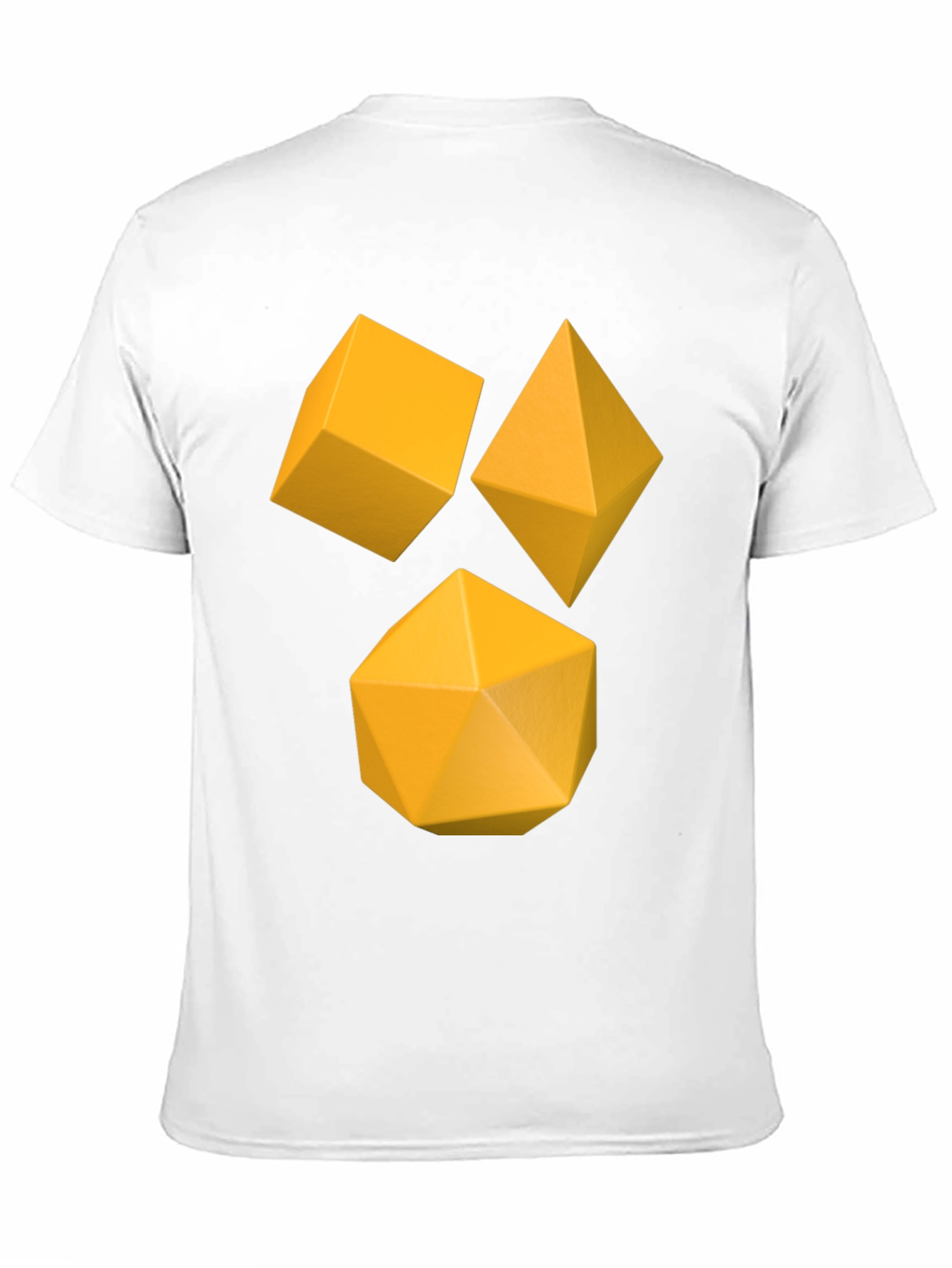 Geometric Solids Black T-Shirt
