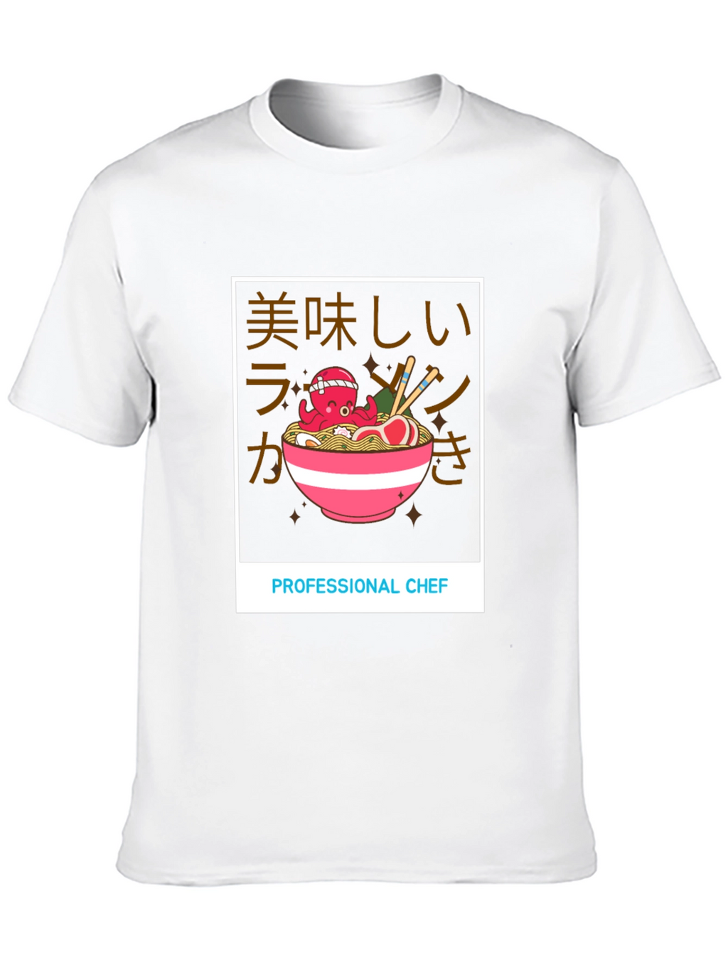 Octopus Chef Ramen T-Shirt - Unique Graphic Tee