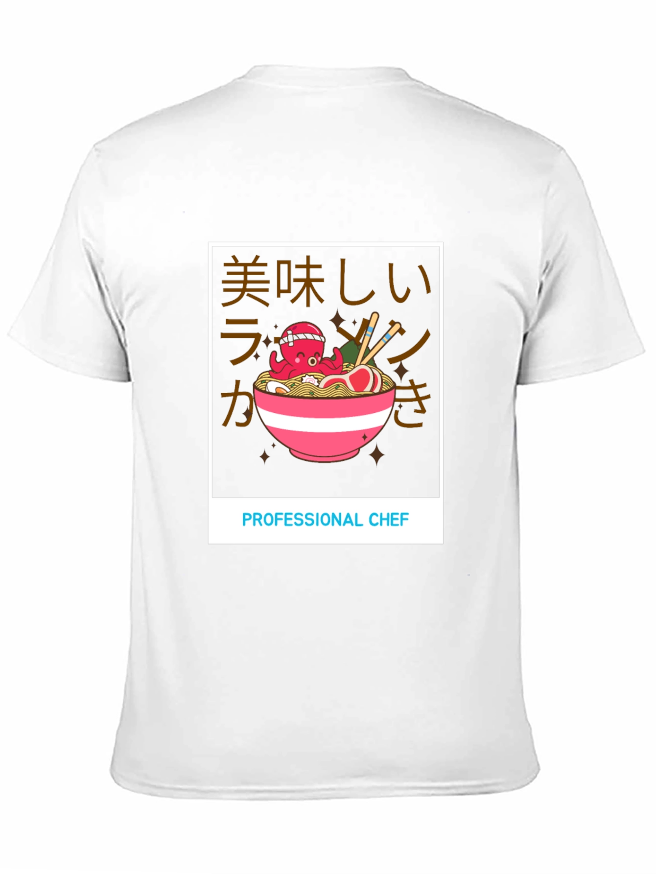 Octopus Chef Ramen T-Shirt - Unique Graphic Tee