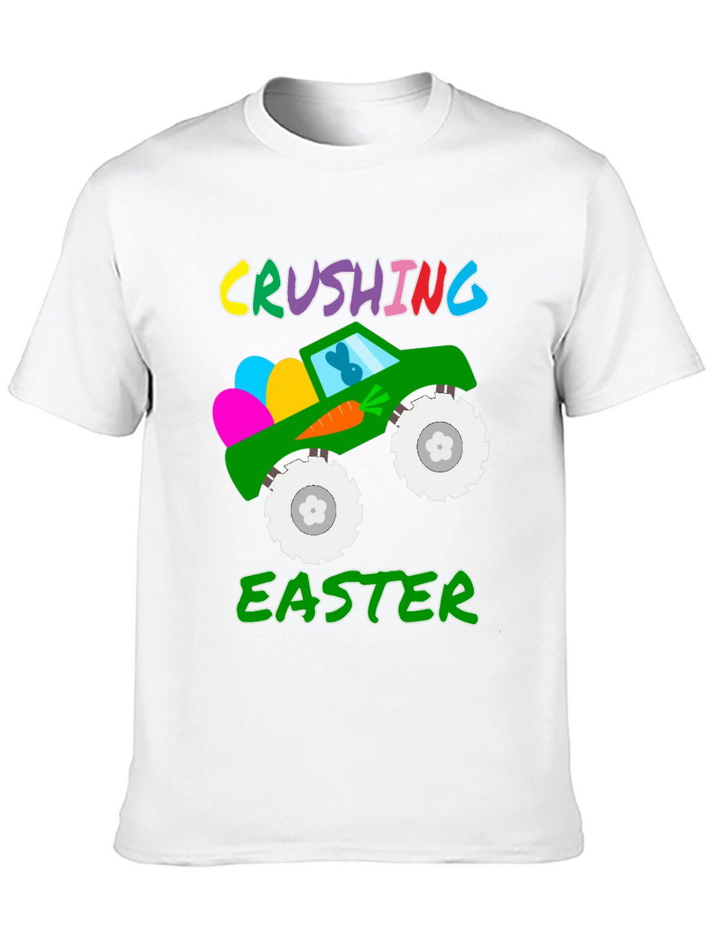 Crushing Easter Monster Truck T-Shirt