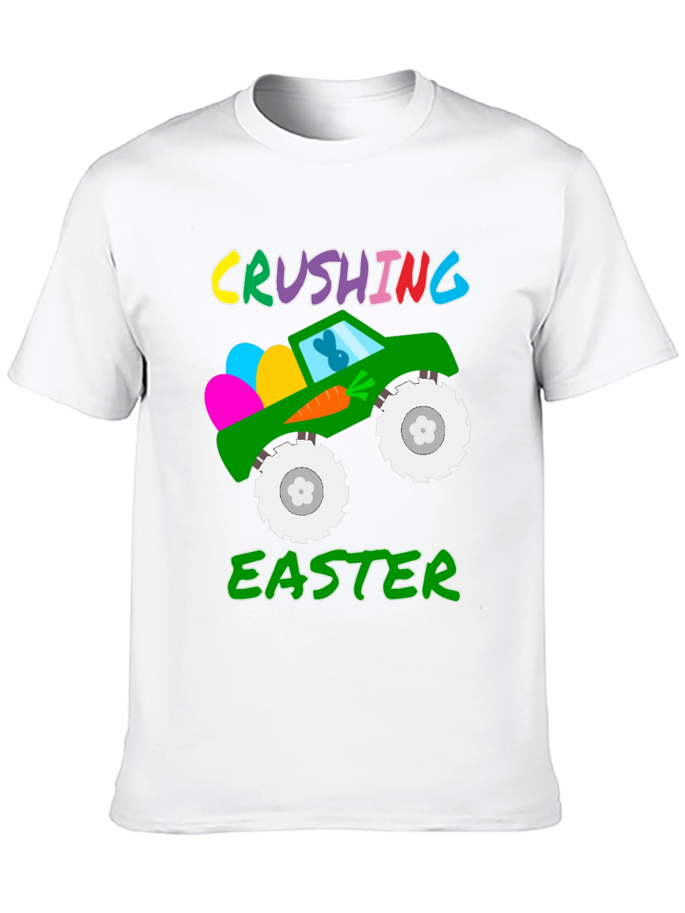 Crushing Easter Monster Truck T-Shirt