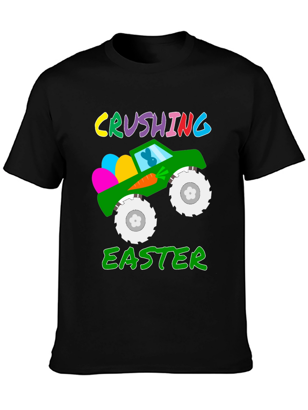 Crushing Easter Monster Truck T-Shirt