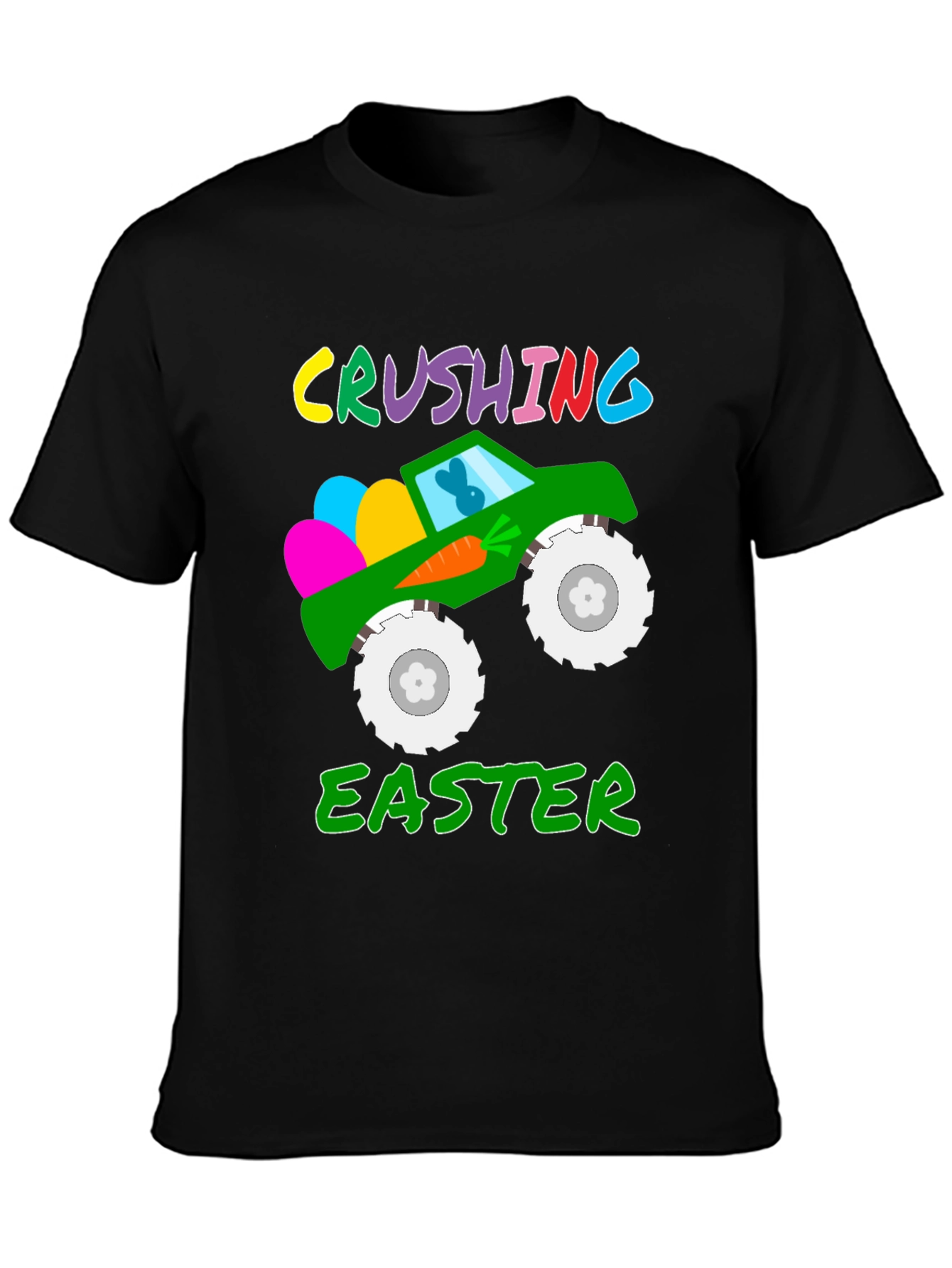 Crushing Easter Monster Truck T-Shirt