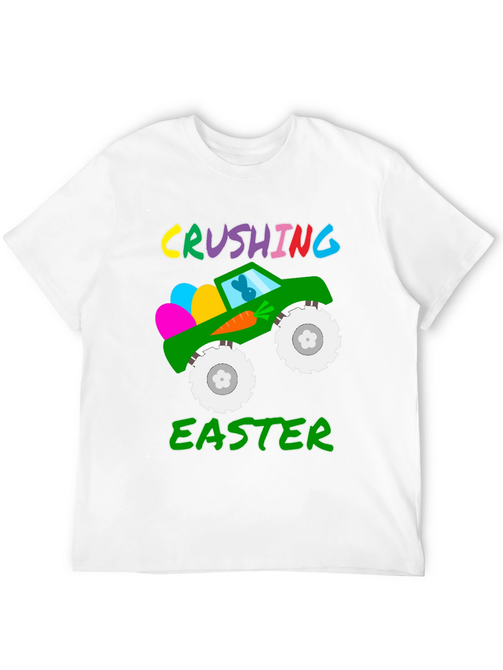 Crushing Easter Monster Truck T-Shirt