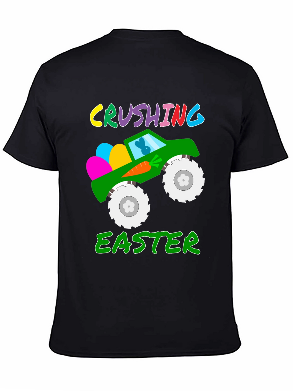 Crushing Easter Monster Truck T-Shirt