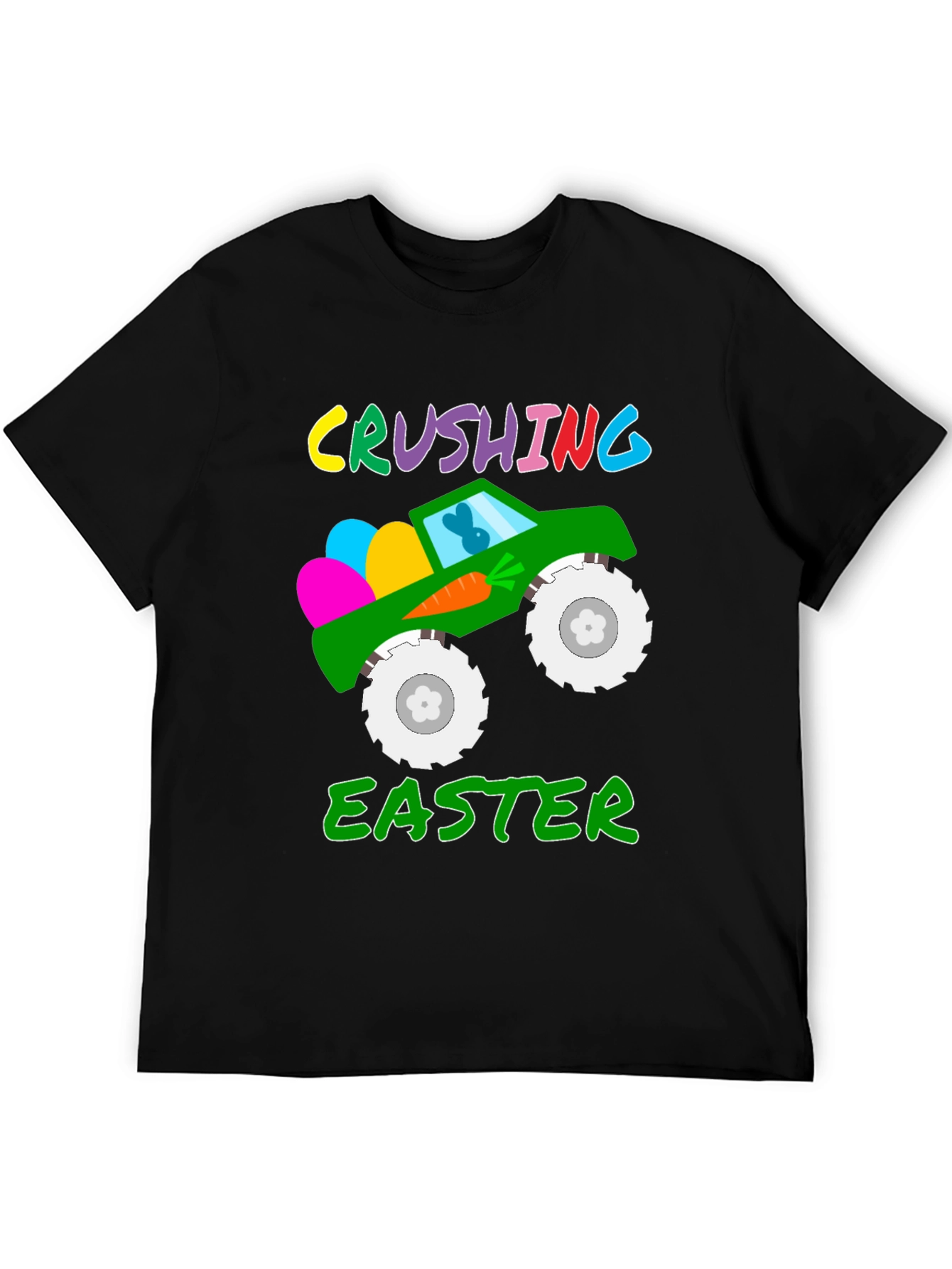 Crushing Easter Monster Truck T-Shirt