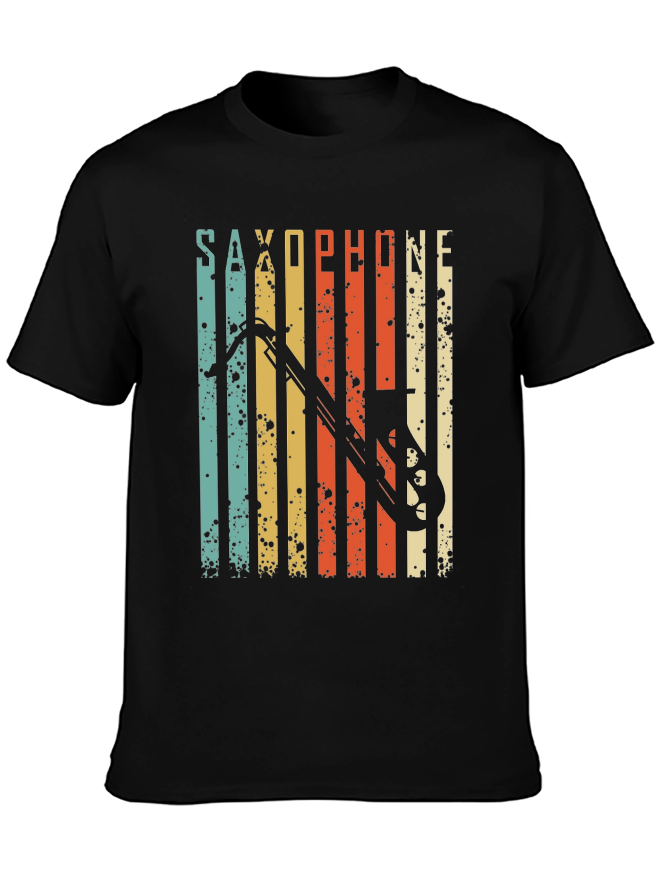 Vintage Saxophone T-Shirt - Retro Music Lover Tee
