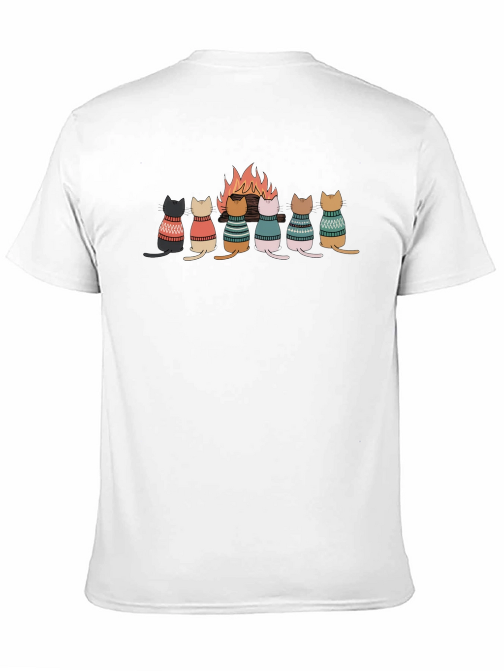 Cats Around Campfire T-Shirt