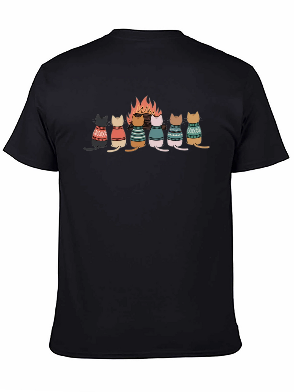 Cats Around Campfire T-Shirt