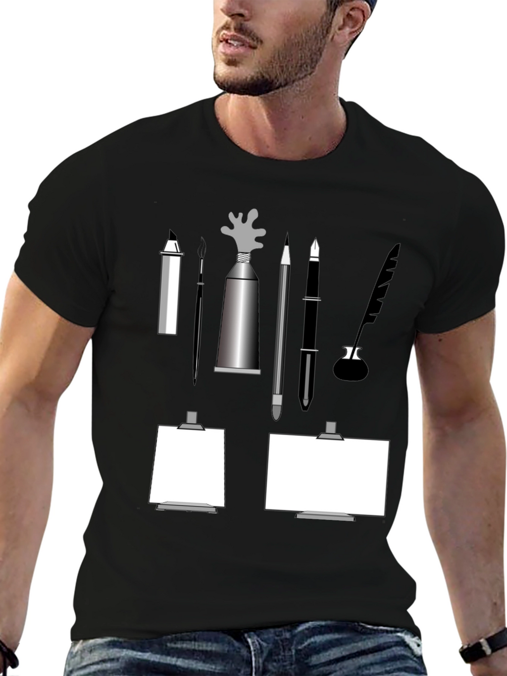 Artists Sketch T-Shirt - Painters Creative Tool Tee