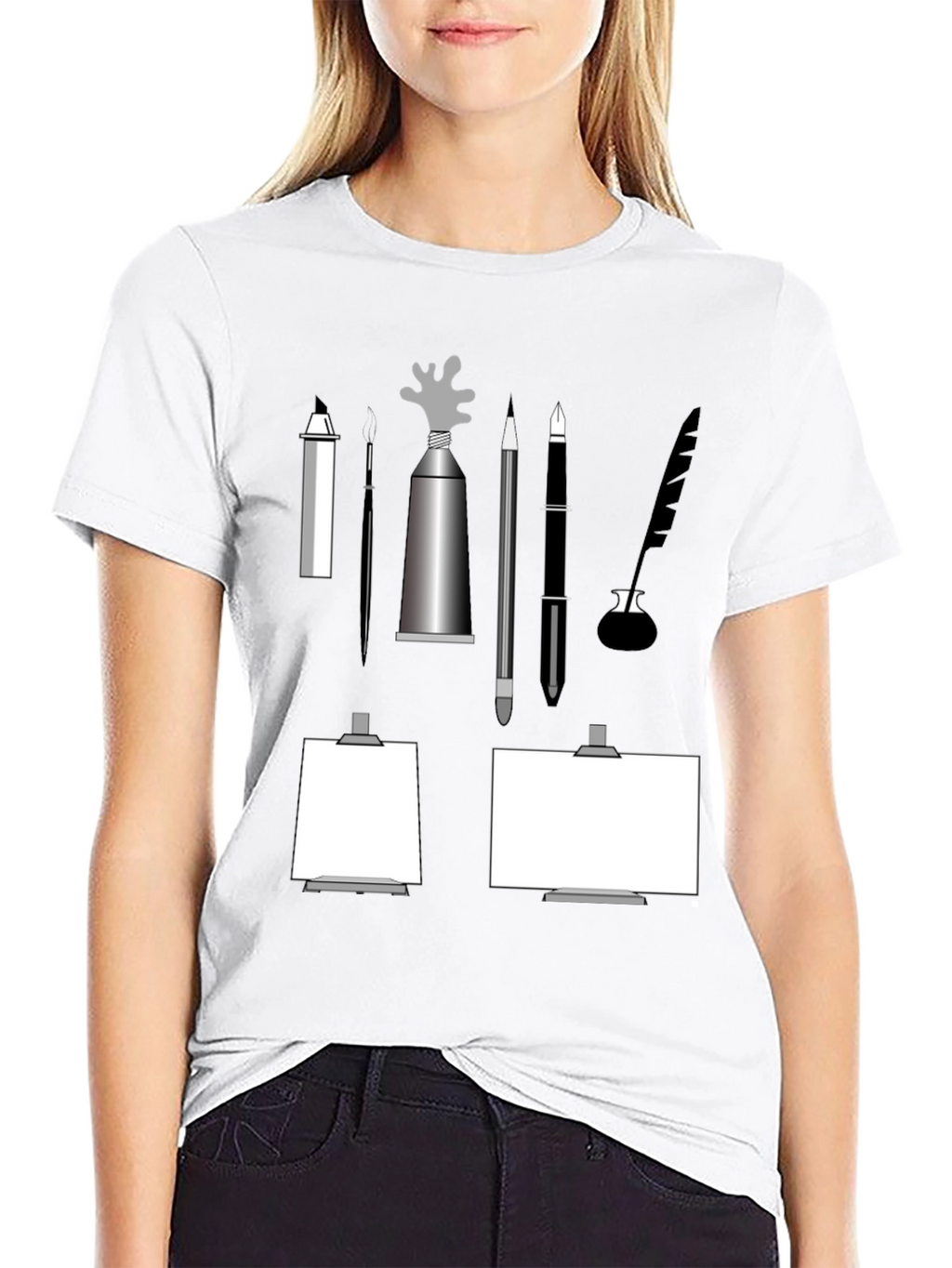 Artists Sketch T-Shirt - Painters Creative Tool Tee