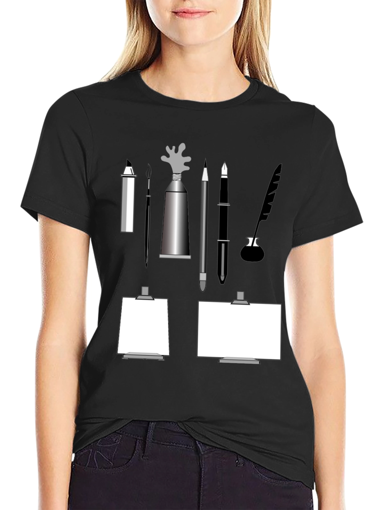 Artists Sketch T-Shirt - Painters Creative Tool Tee