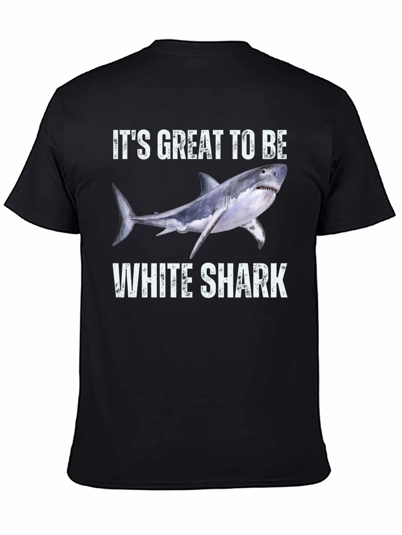 Its Great To Be White Shark T-Shirt