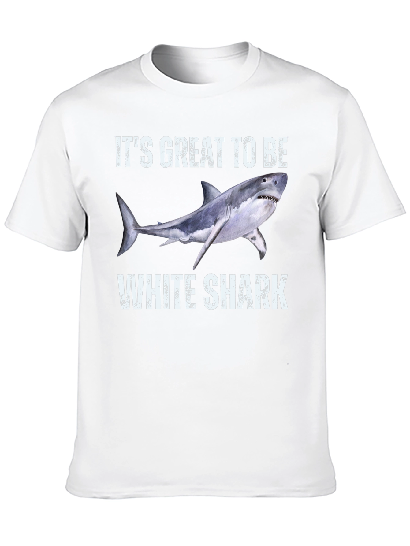 Its Great To Be White Shark T-Shirt