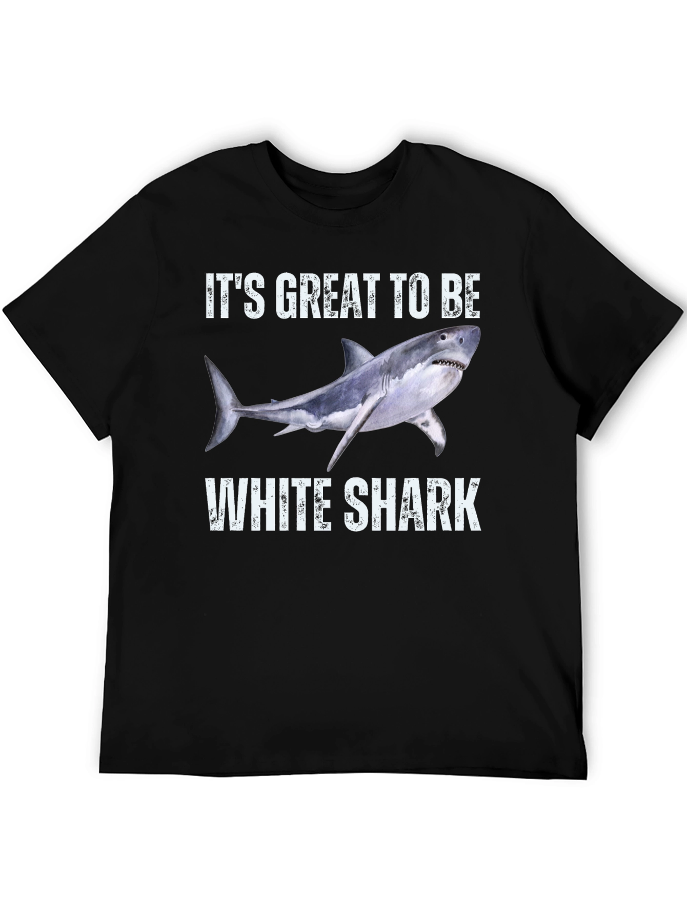 Its Great To Be White Shark T-Shirt